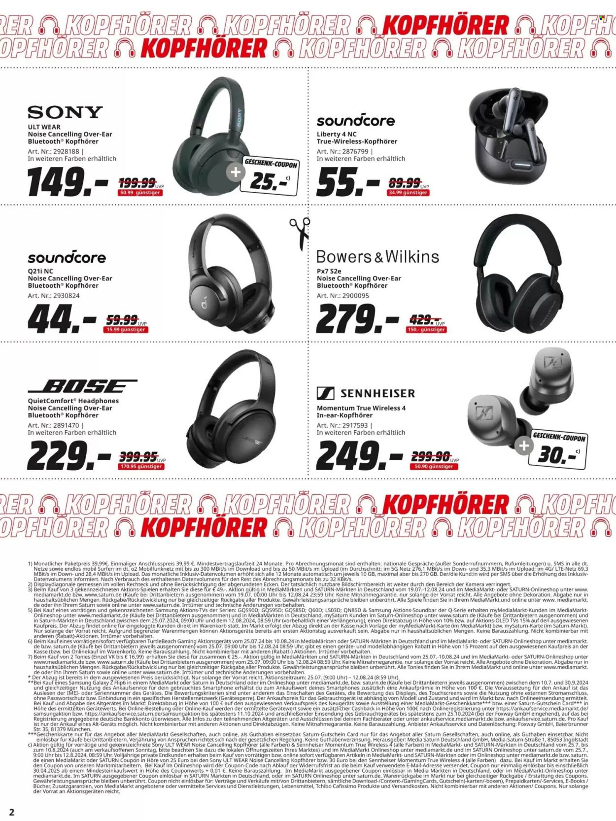 MediaMarkt Prospekte  - 25.07.2024 - 12.08.2024. Seite 2