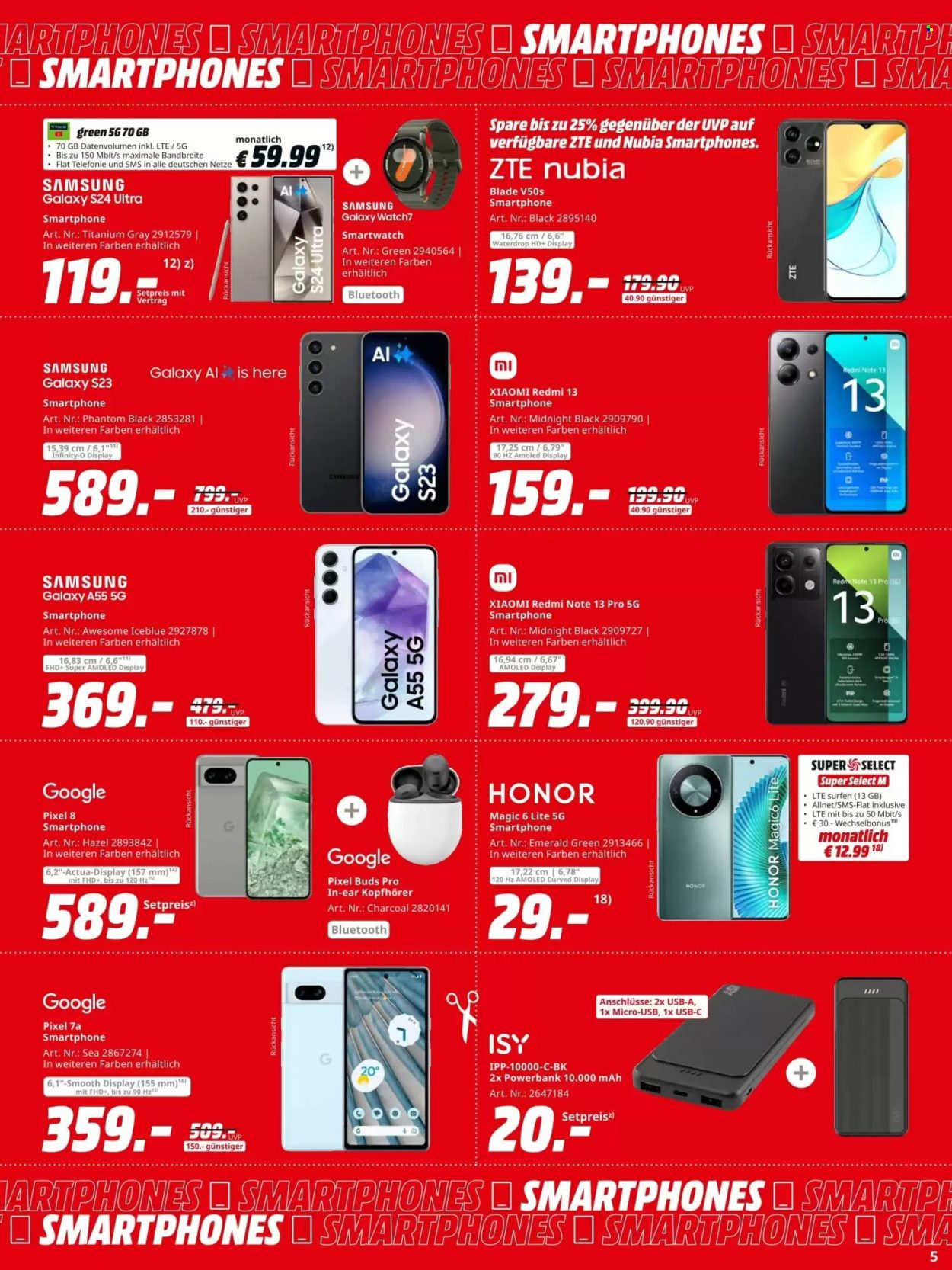 MediaMarkt Prospekte  - 25.07.2024 - 12.08.2024. Seite 5