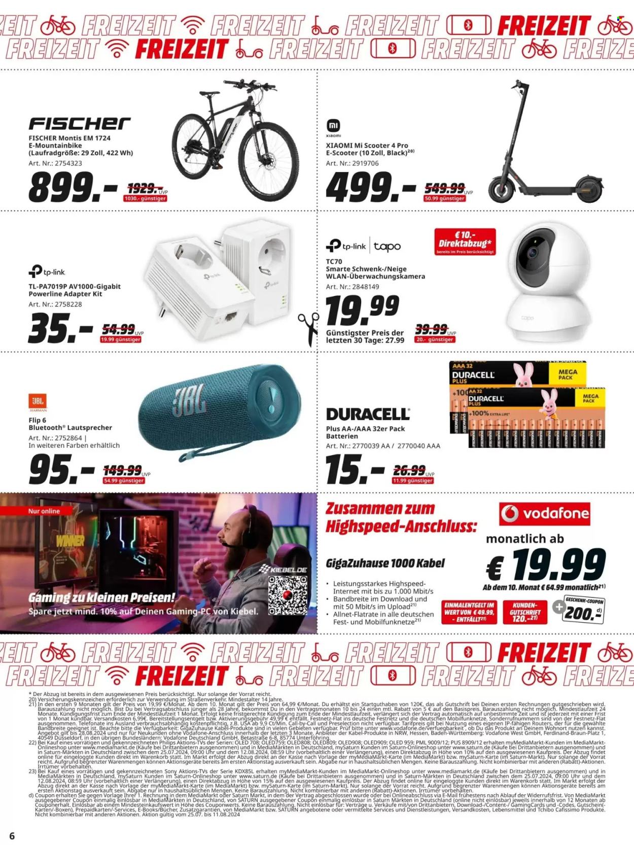 MediaMarkt Prospekte  - 25.07.2024 - 12.08.2024. Seite 6