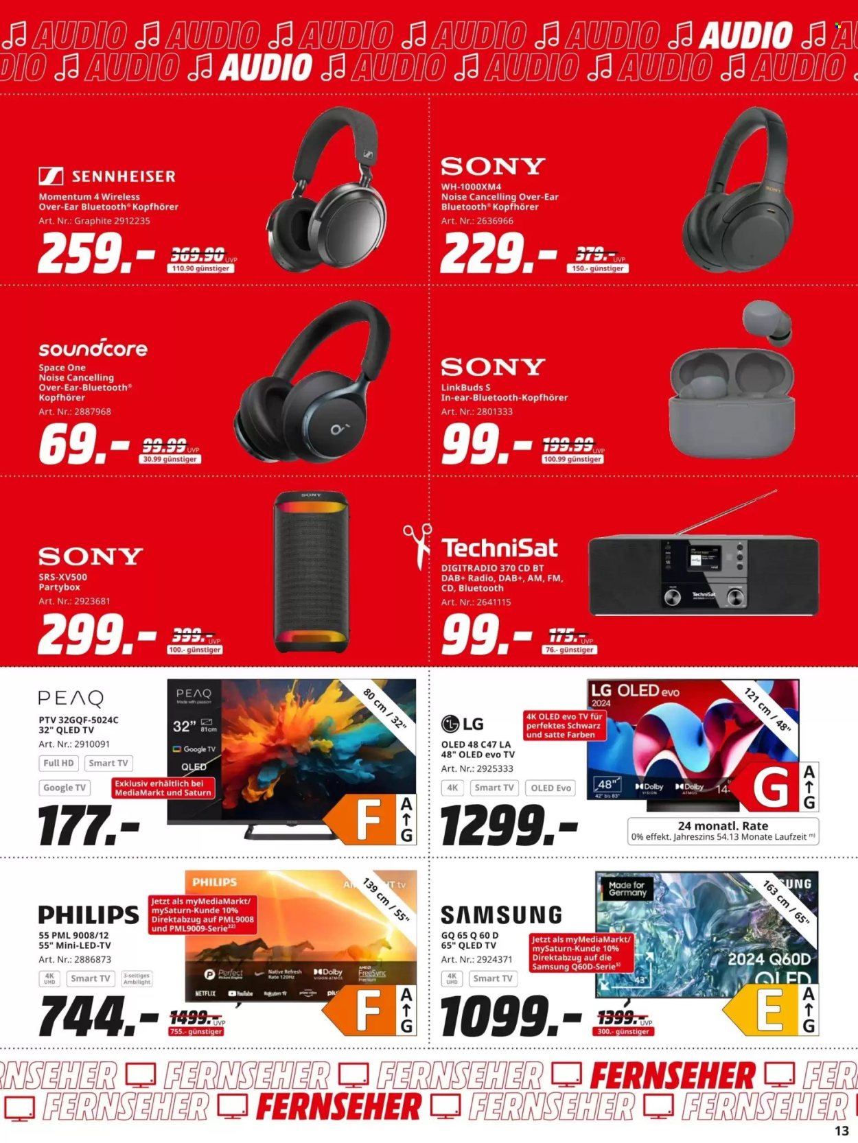 MediaMarkt Prospekte  - 25.07.2024 - 12.08.2024. Seite 13