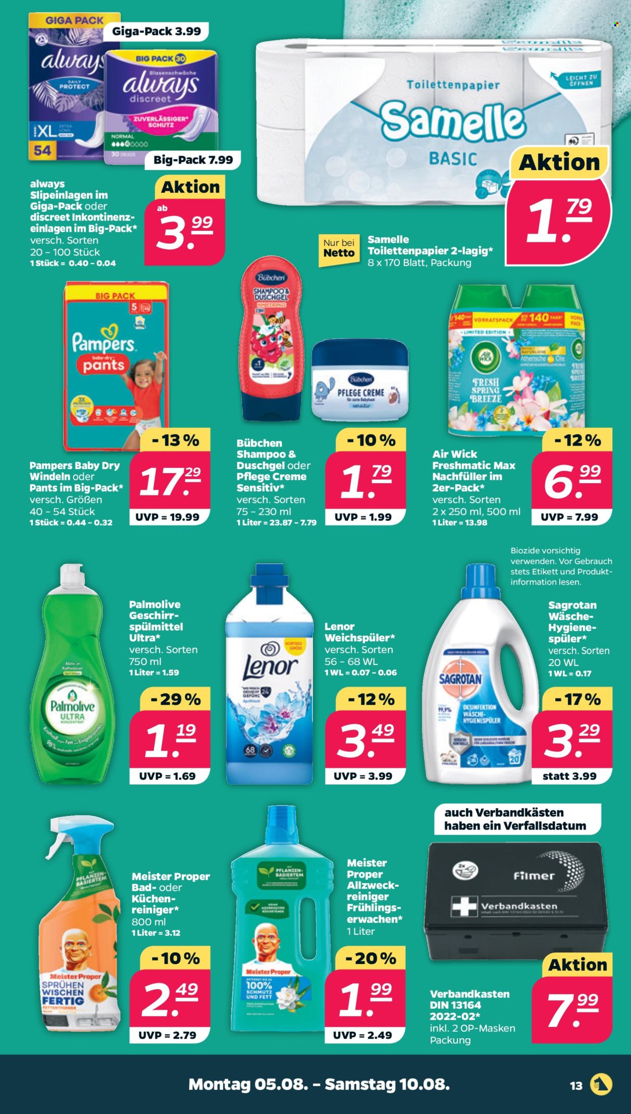 Netto Prospekte  - 5.08.2024 - 10.08.2024. Seite 13