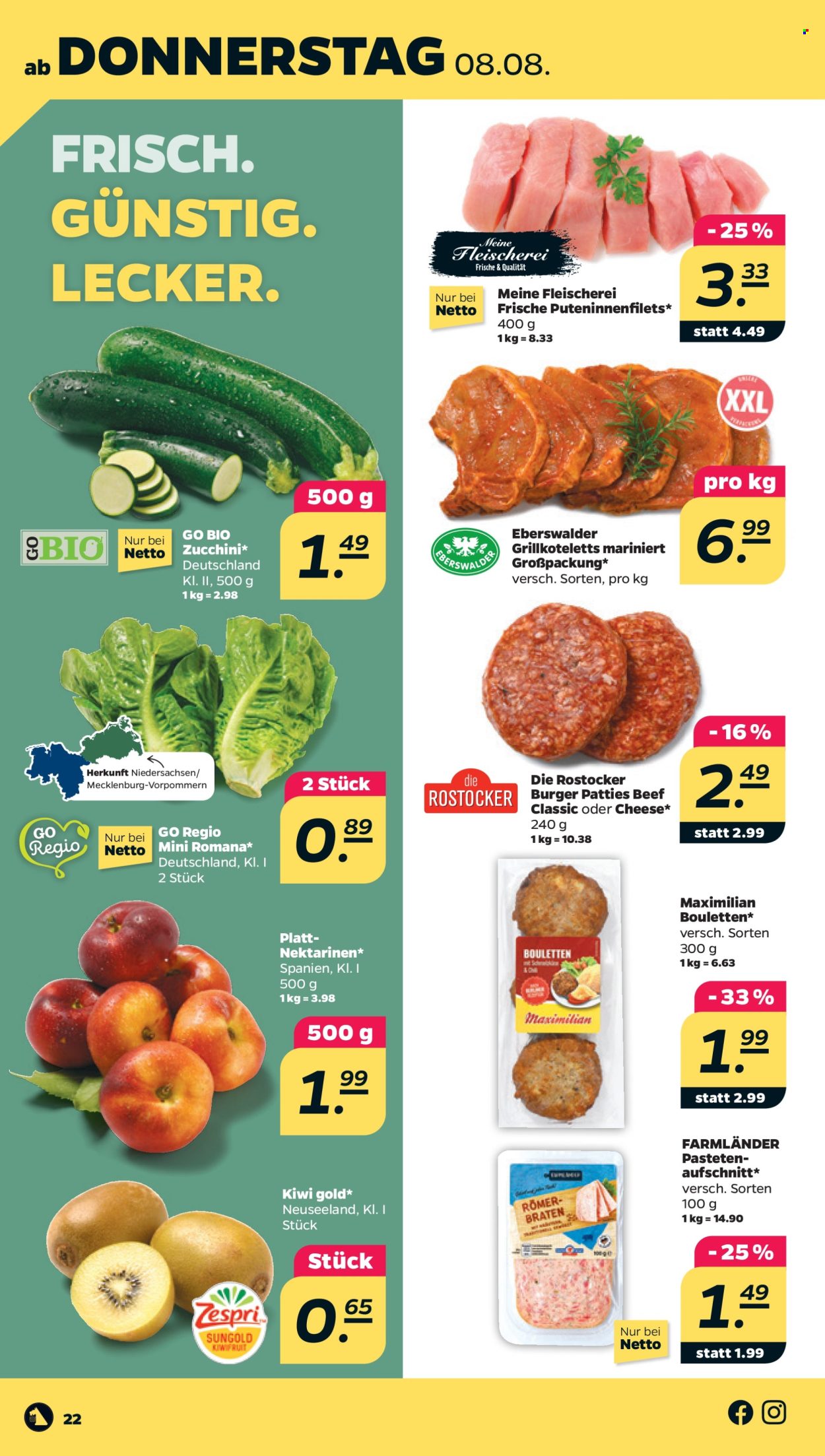 Netto Prospekte  - 5.08.2024 - 10.08.2024. Seite 22