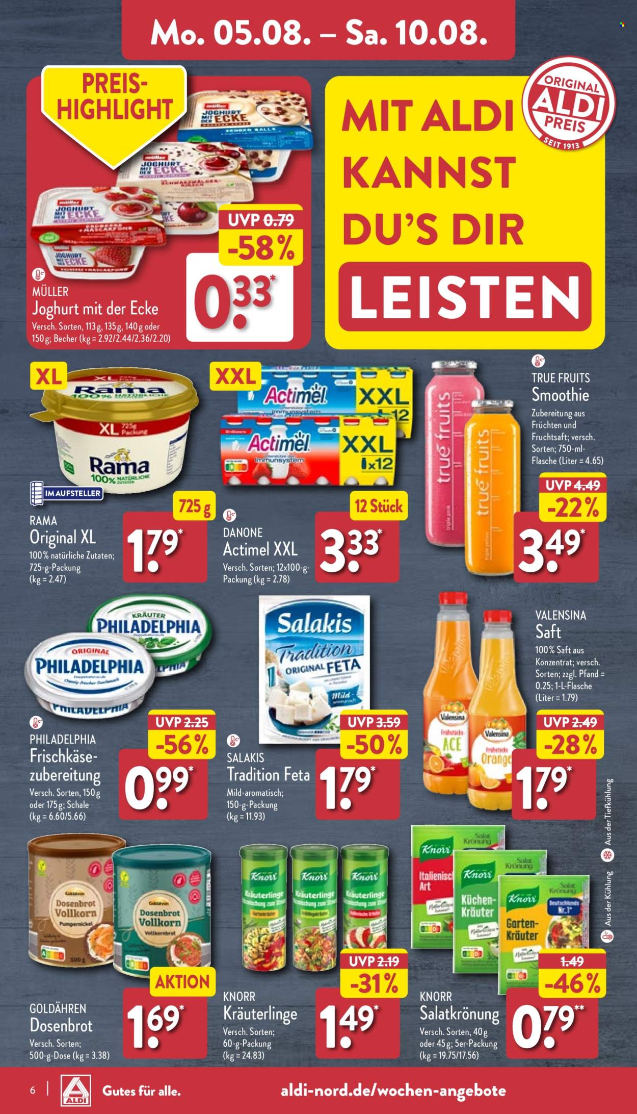ALDI Nord Prospekte  - 5.08.2024 - 10.08.2024. Seite 6