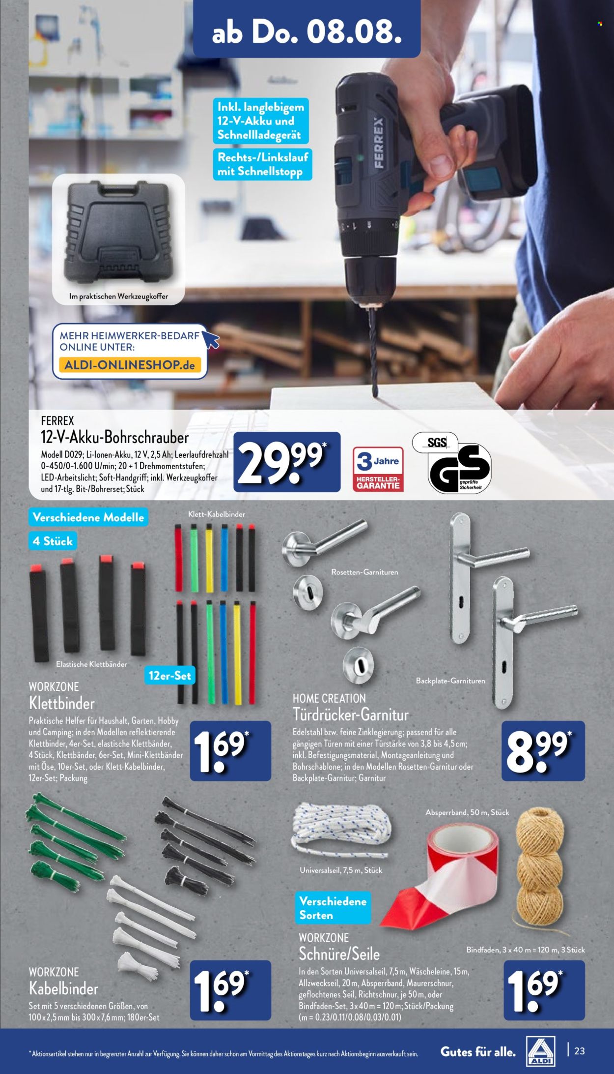 ALDI Nord Prospekte  - 5.08.2024 - 10.08.2024. Seite 23