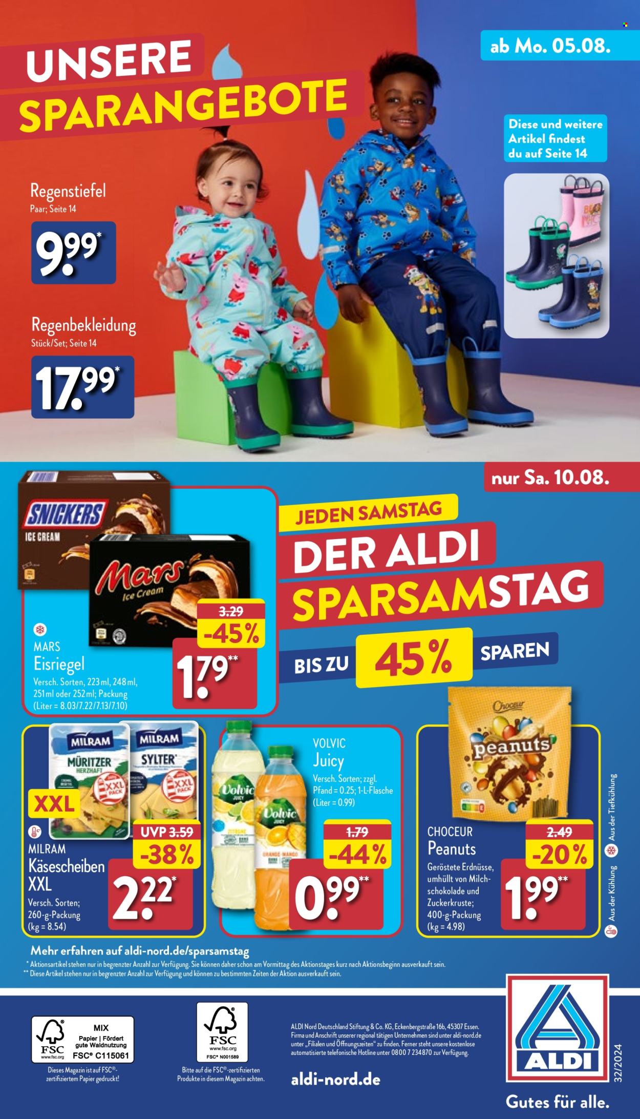 ALDI Nord Prospekte  - 5.08.2024 - 10.08.2024. Seite 38