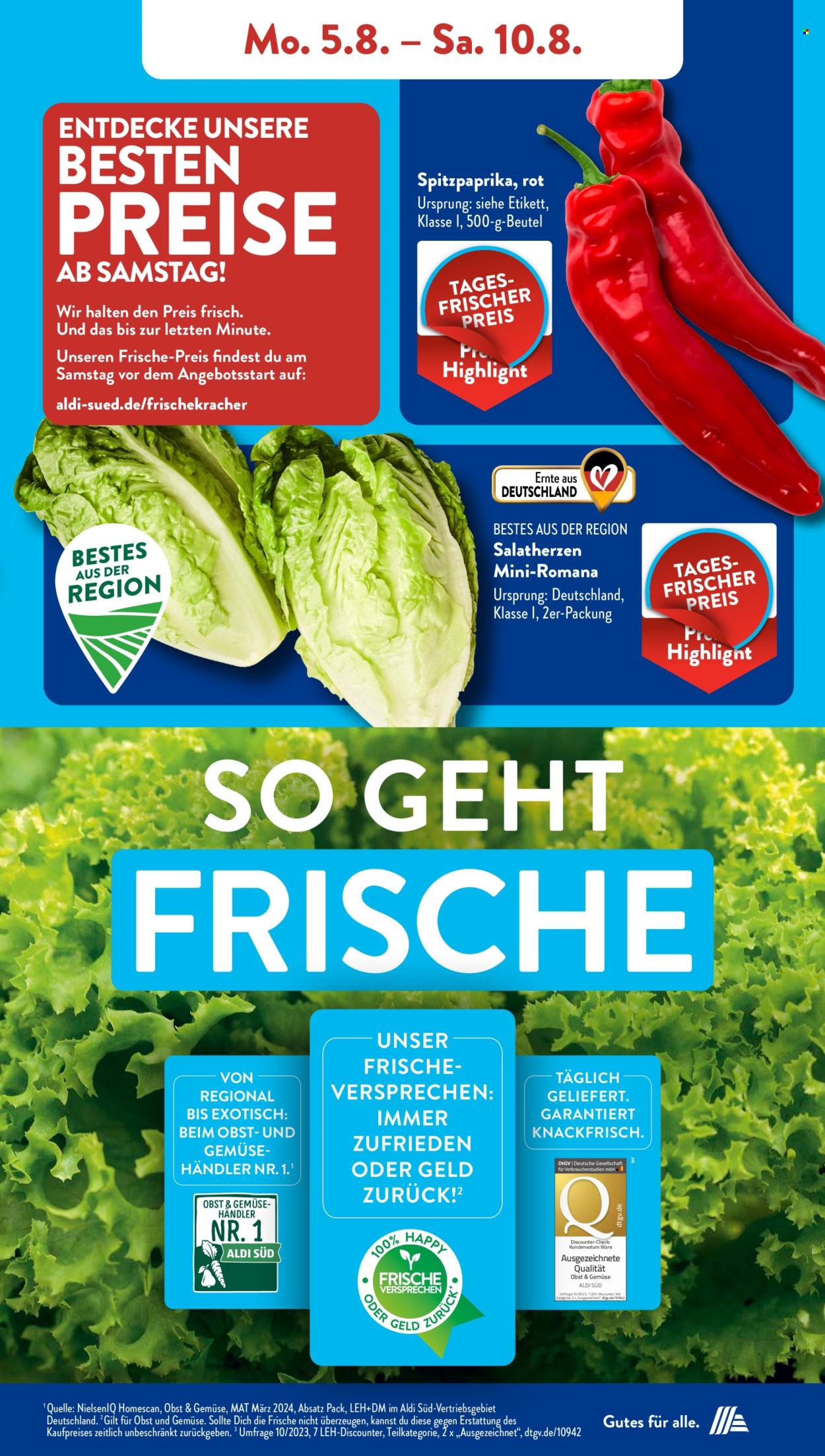 ALDI SÜD Prospekte  - 29.07.2024 - 29.07.2024. Seite 5