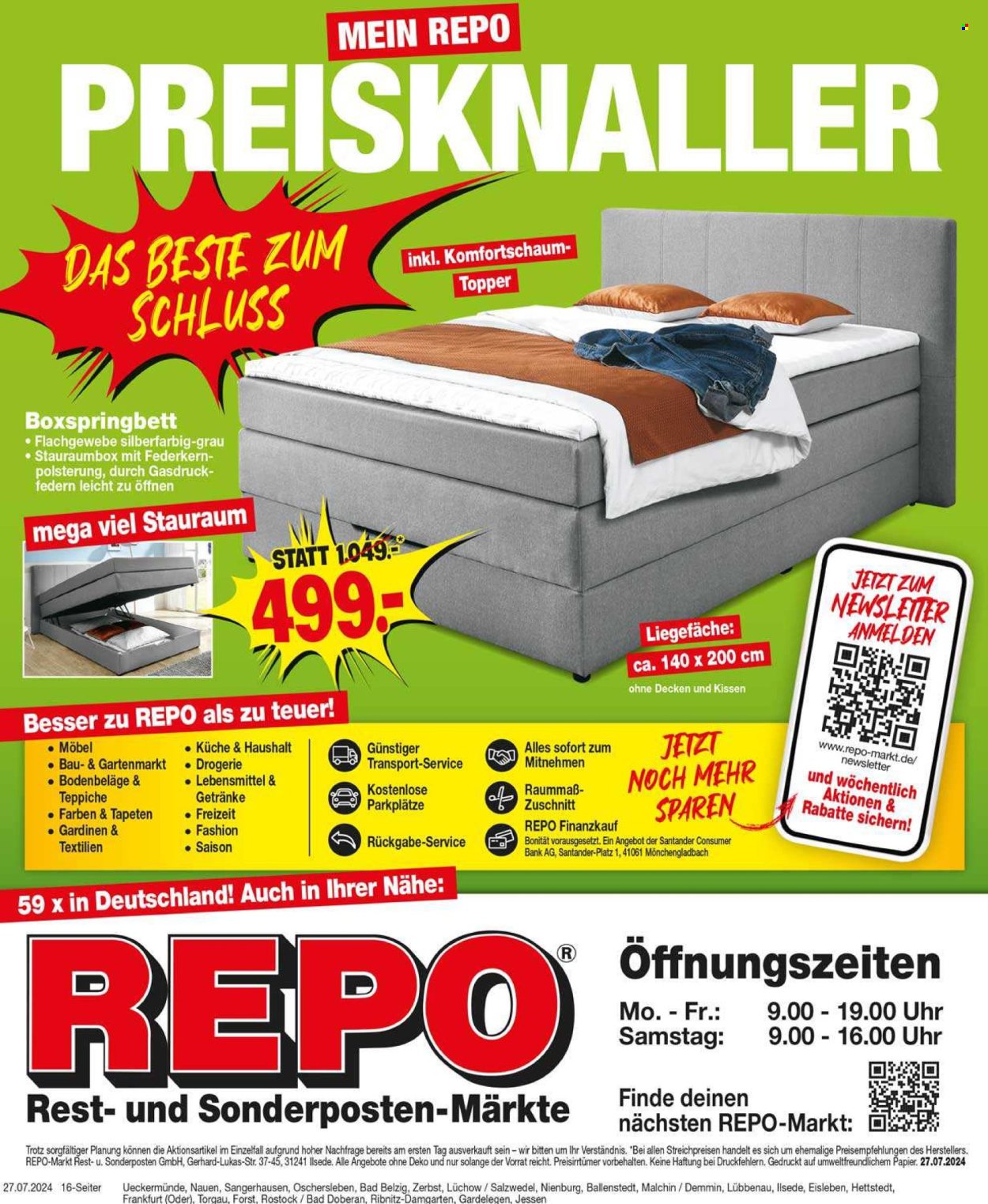 Repo Prospekte  - 29.07.2024 - 3.08.2024. Seite 16