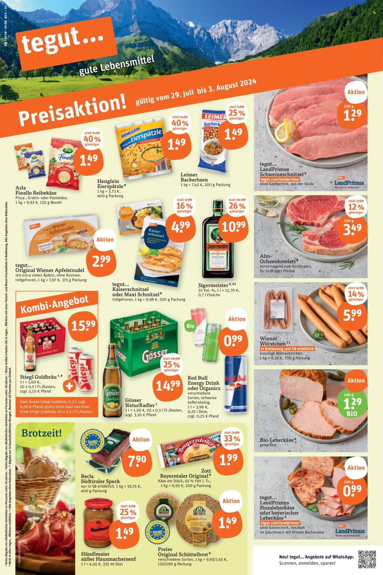 tegut... Prospekte  - 29.07.2024 - 3.08.2024. Seite 1