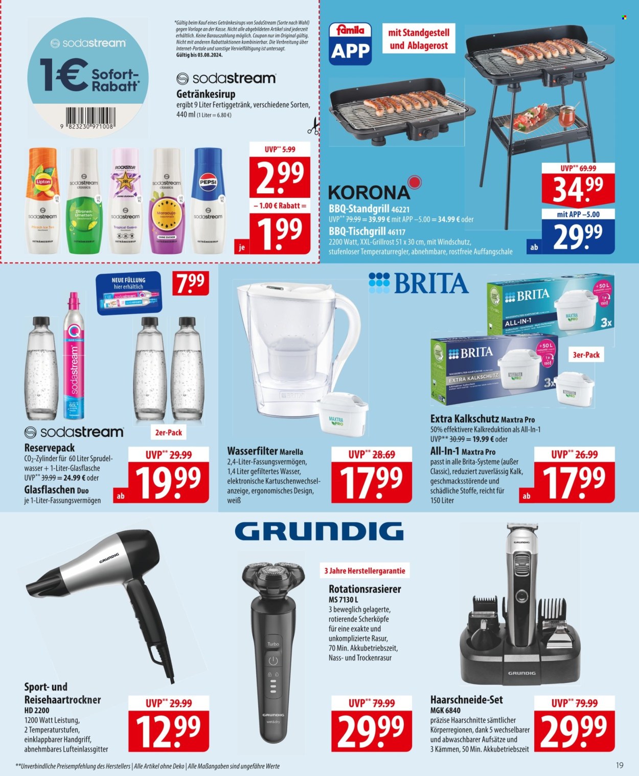 famila Prospekte  - 29.07.2024 - 3.08.2024. Seite 19