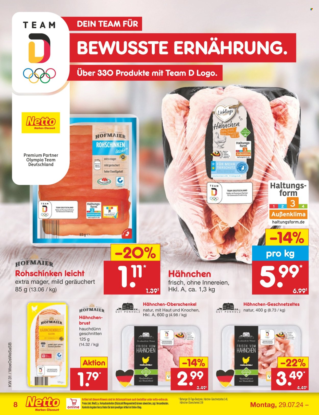 Netto Marken-Discount Prospekte  - 29.07.2024 - 3.08.2024. Seite 8