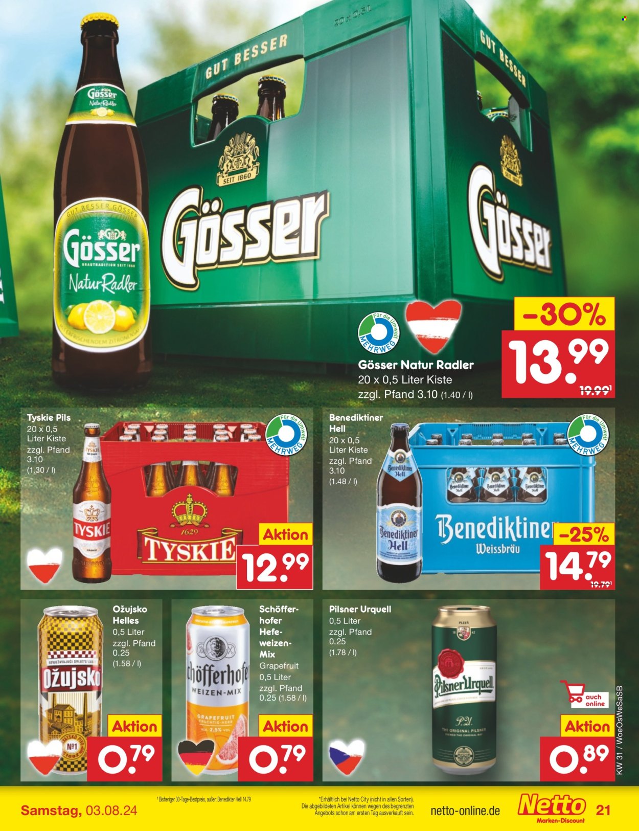 Netto Marken-Discount Prospekte  - 29.07.2024 - 3.08.2024. Seite 25
