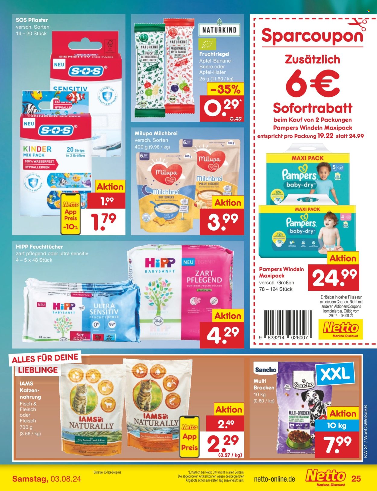 Netto Marken-Discount Prospekte  - 29.07.2024 - 3.08.2024. Seite 31