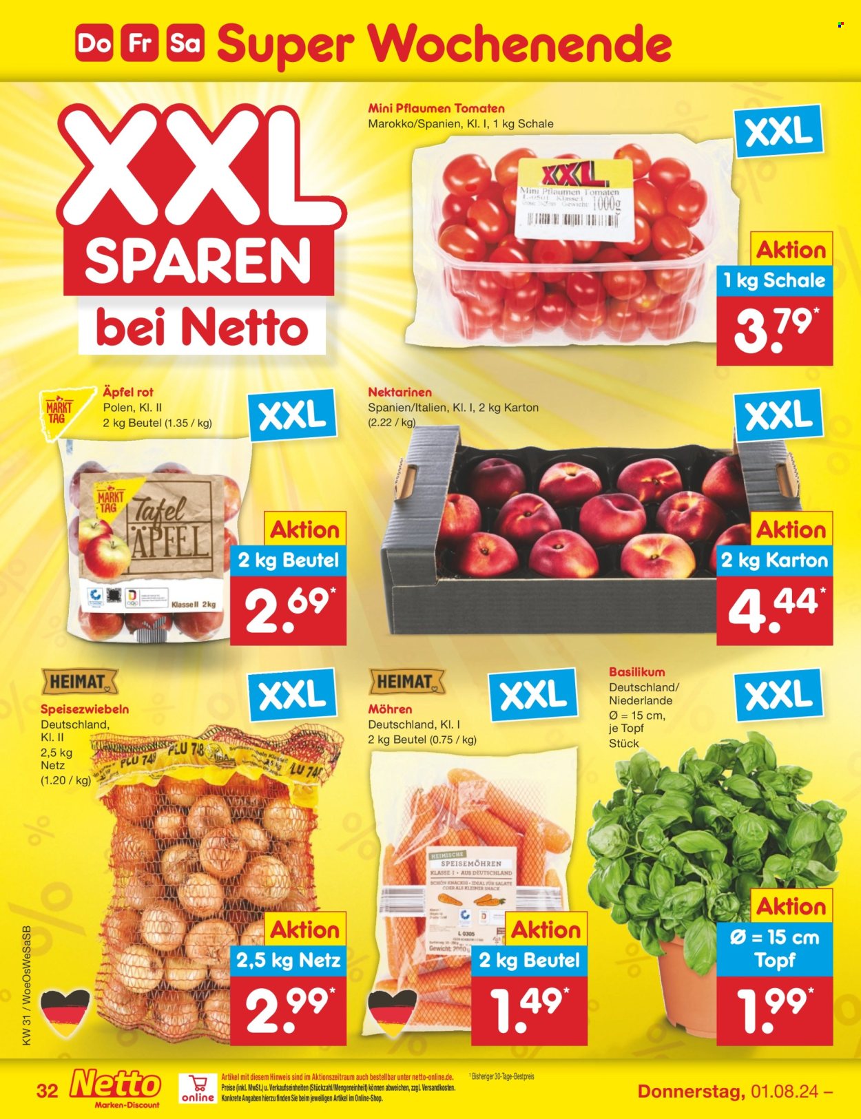 Netto Marken-Discount Prospekte  - 29.07.2024 - 3.08.2024. Seite 42