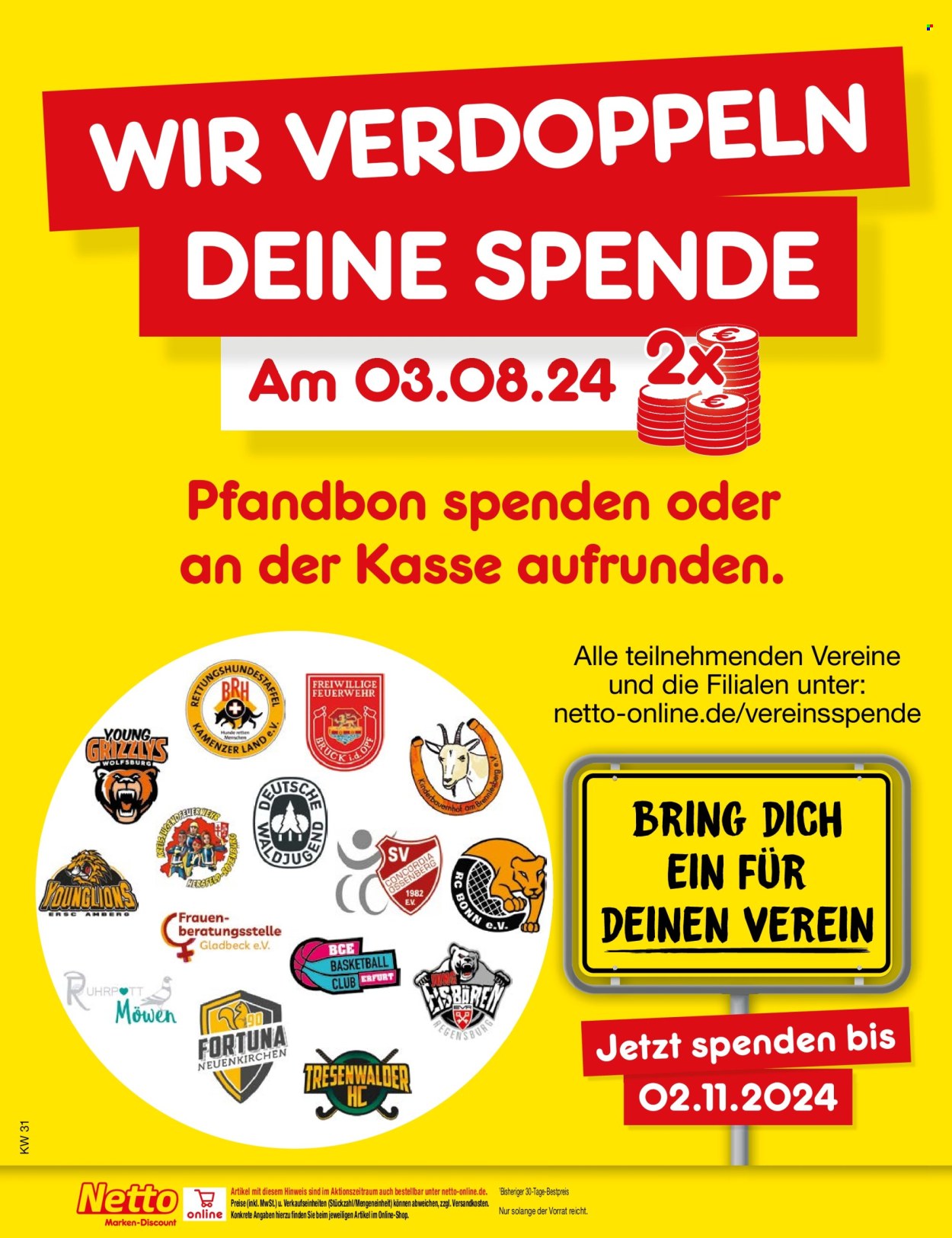 Netto Marken-Discount Prospekte  - 29.07.2024 - 3.08.2024. Seite 52