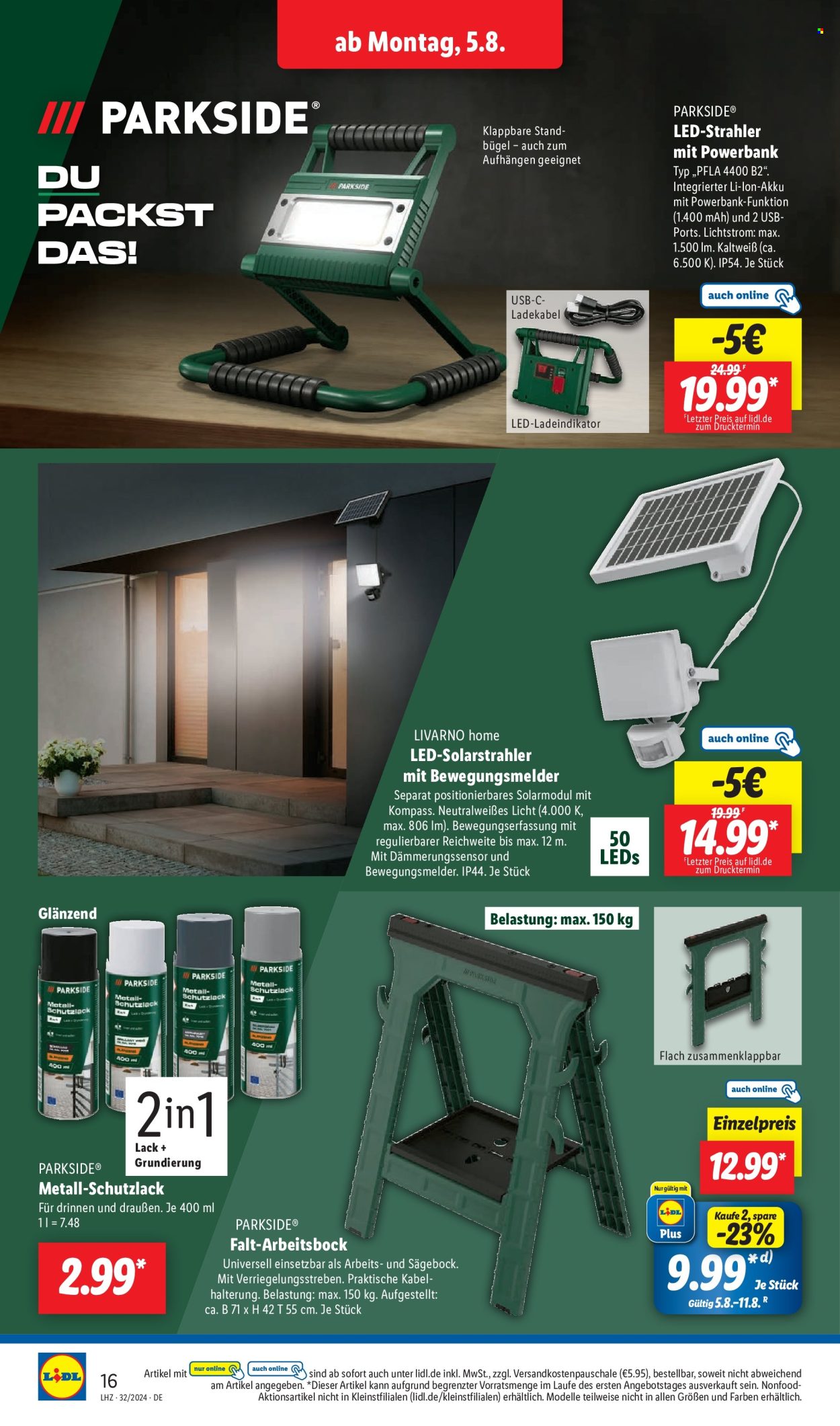 Lidl Prospekte  - 5.08.2024 - 10.08.2024. Seite 22