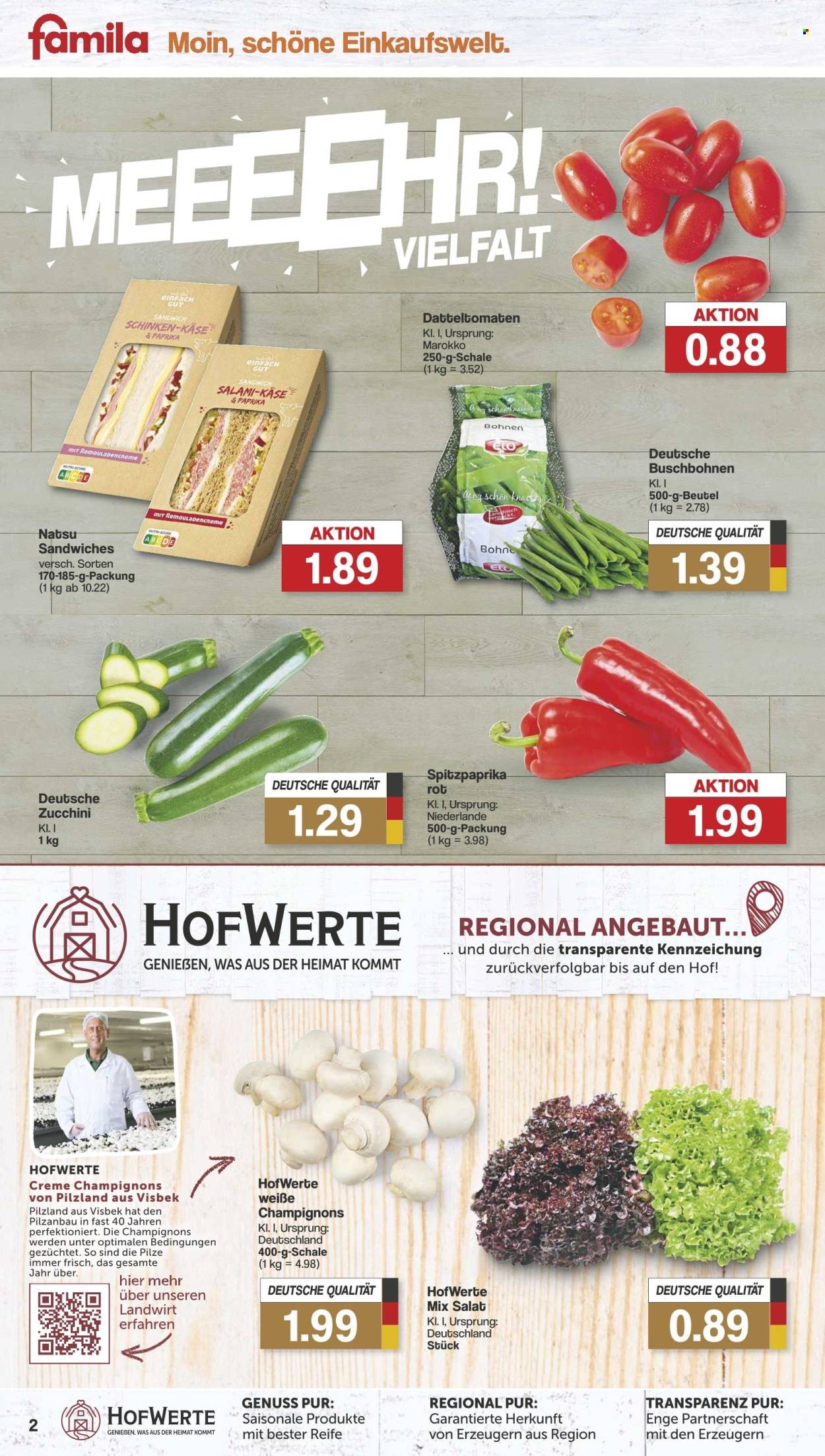 famila Prospekte  - 29.07.2024 - 3.08.2024. Seite 2
