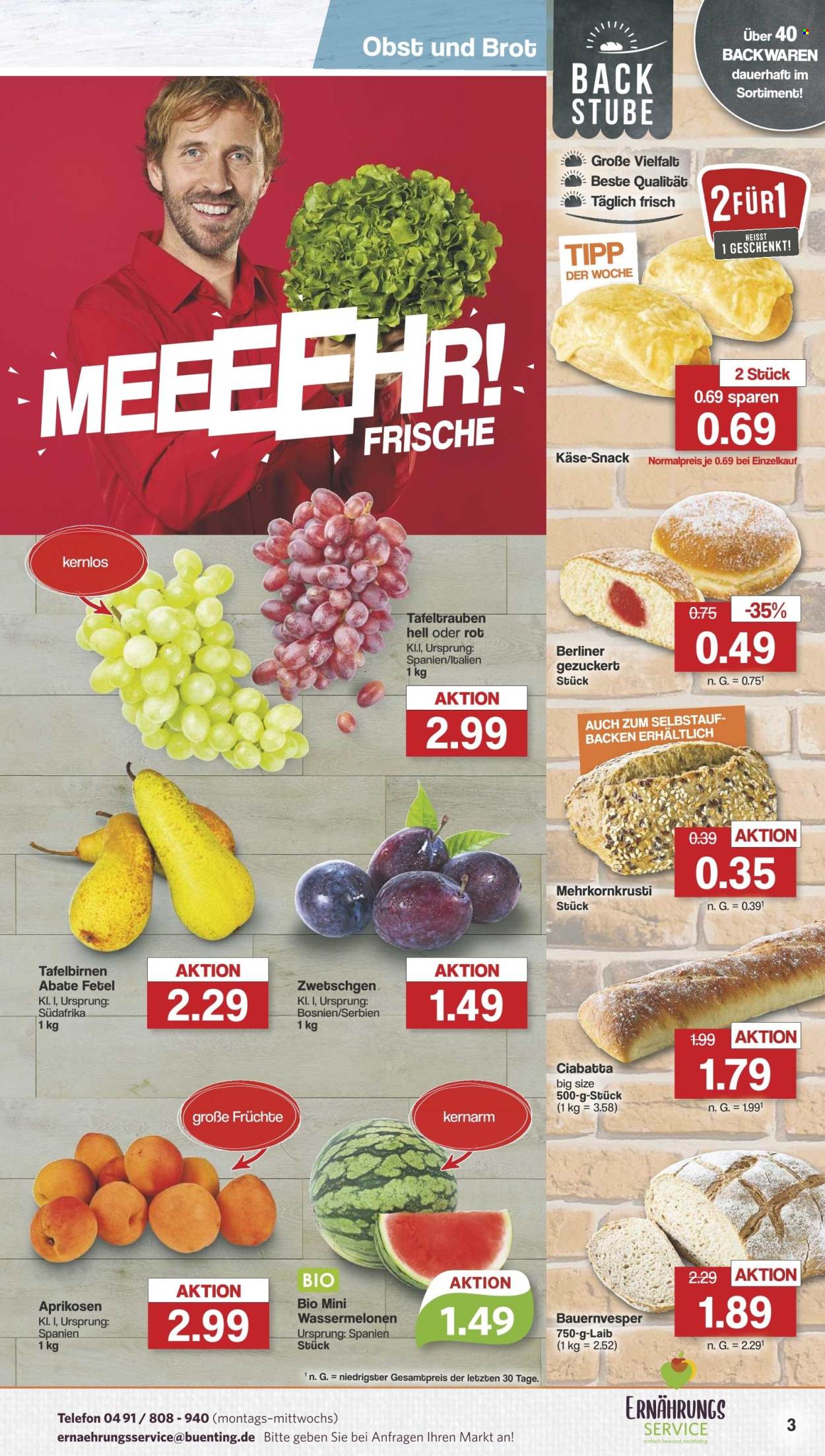 famila Prospekte  - 29.07.2024 - 3.08.2024. Seite 3