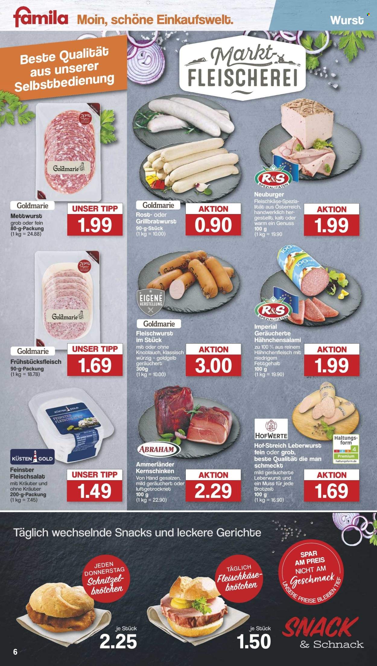 famila Prospekte  - 29.07.2024 - 3.08.2024. Seite 6