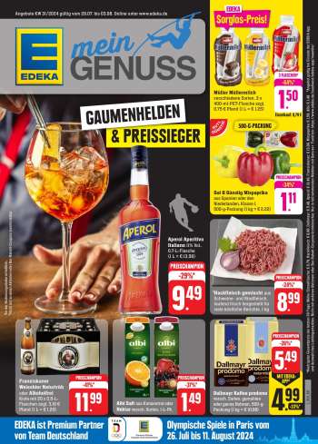 Prospekte Edeka - 29.07.2024 - 3.08.2024.