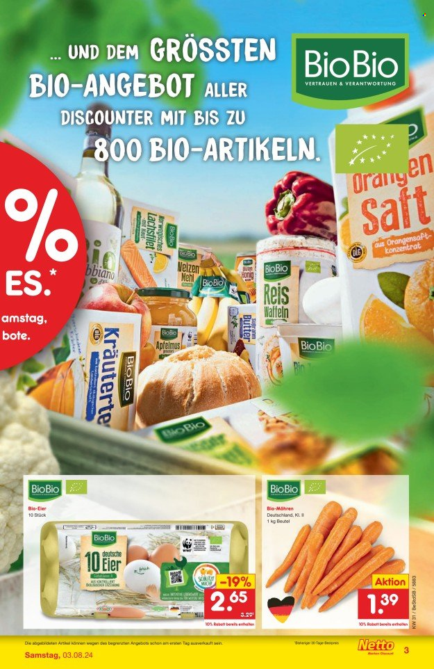 Netto Marken-Discount Prospekte  - 30.07.2024 - 3.08.2024. Seite 3