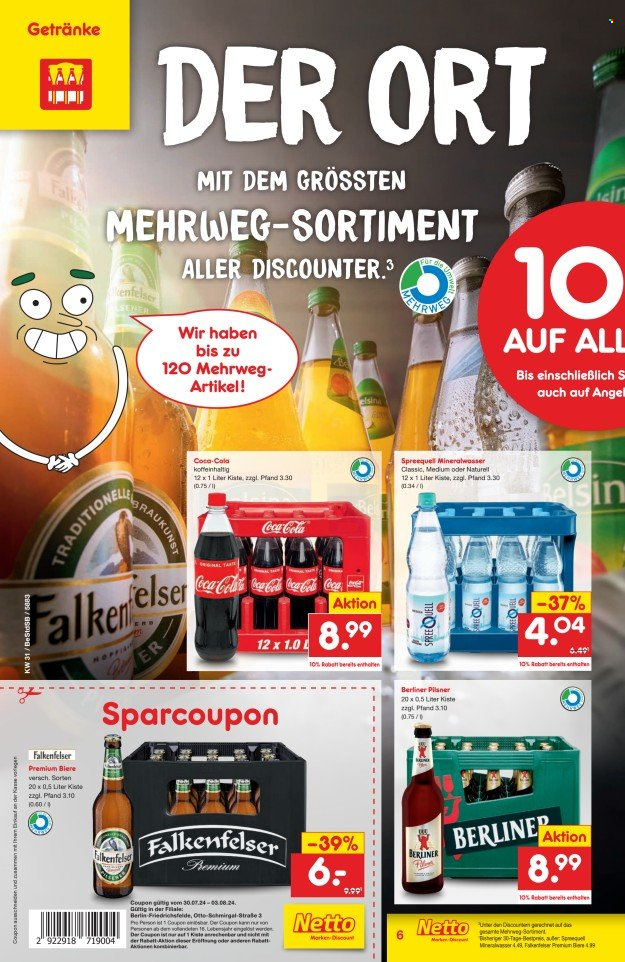 Netto Marken-Discount Prospekte  - 30.07.2024 - 3.08.2024. Seite 6