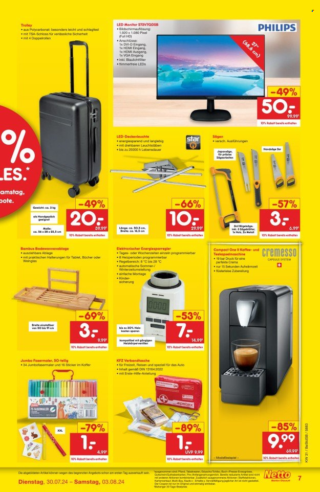 Netto Marken-Discount Prospekte  - 30.07.2024 - 3.08.2024. Seite 7