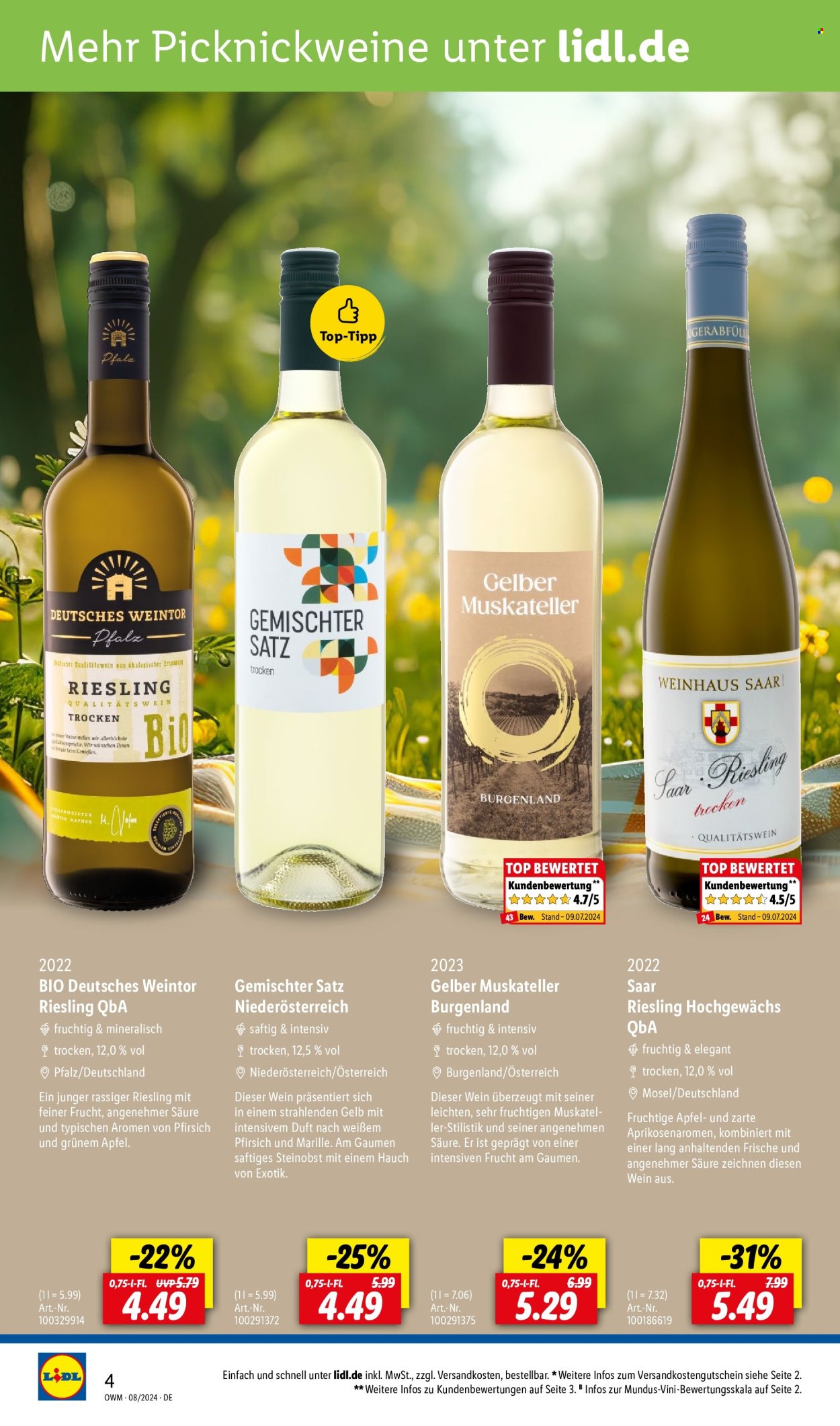 Lidl Prospekte  - 1.08.2024 - 31.08.2024. Seite 4