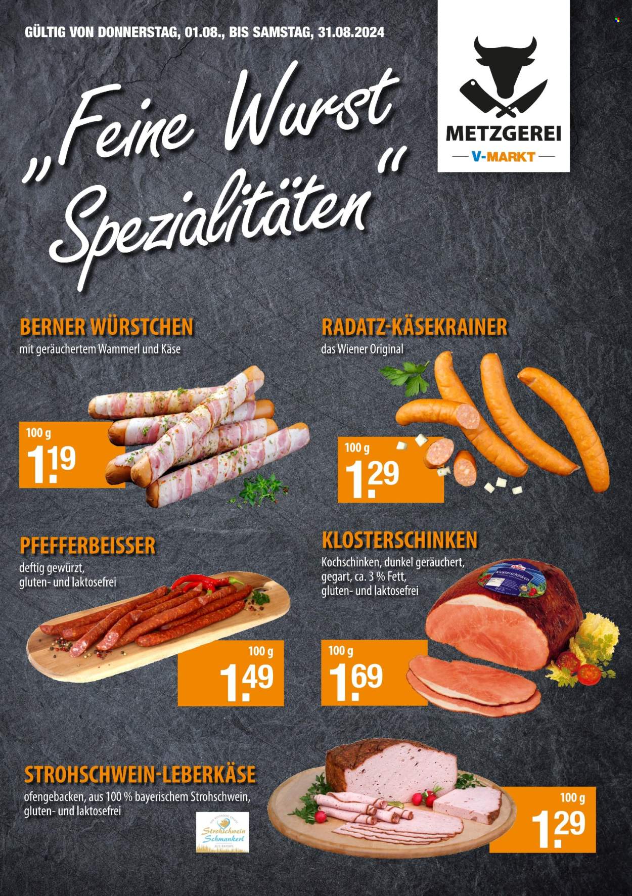 V-Markt Prospekte  - 1.08.2024 - 31.08.2024. Seite 2