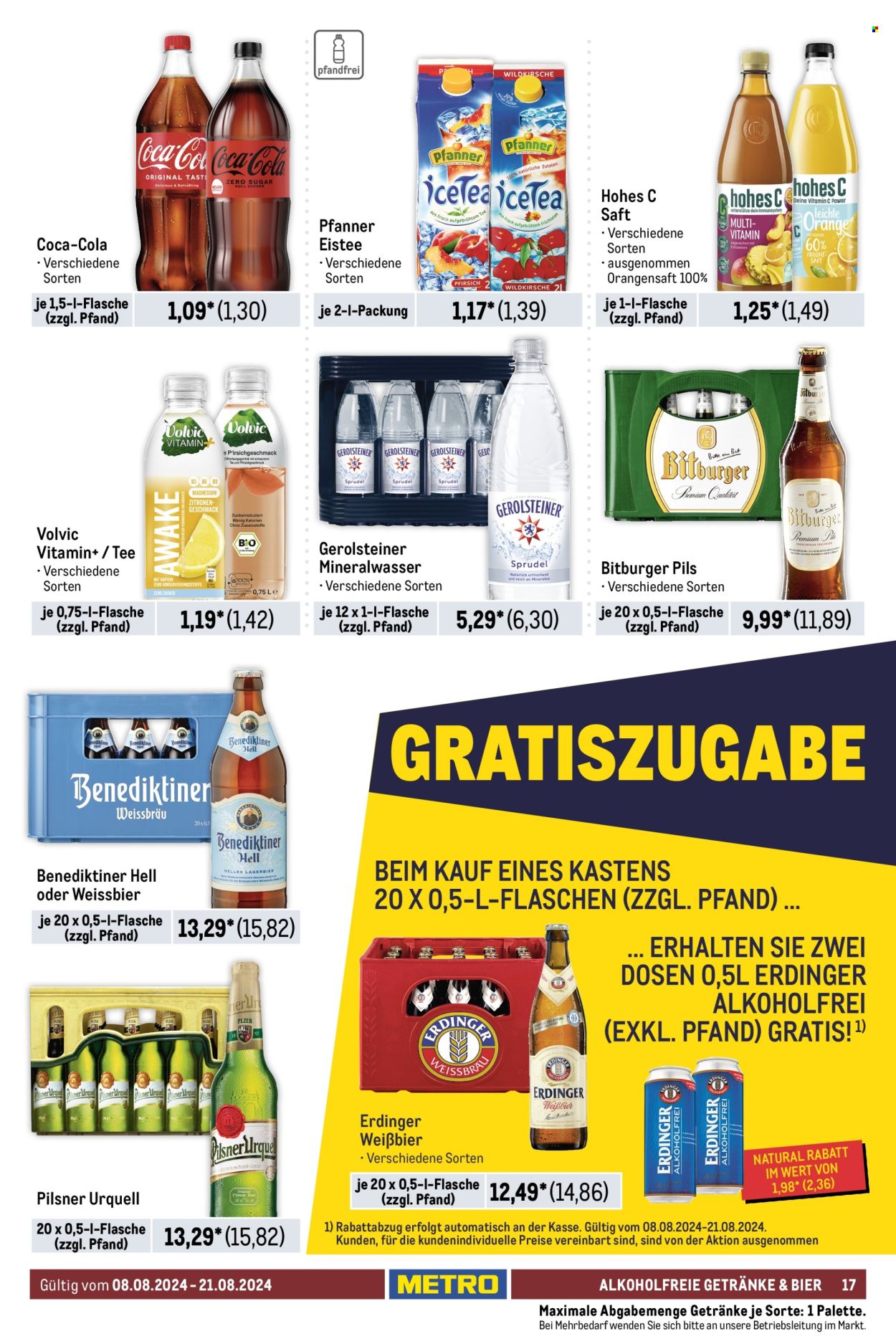 Metro Prospekte  - 8.08.2024 - 21.08.2024. Seite 17