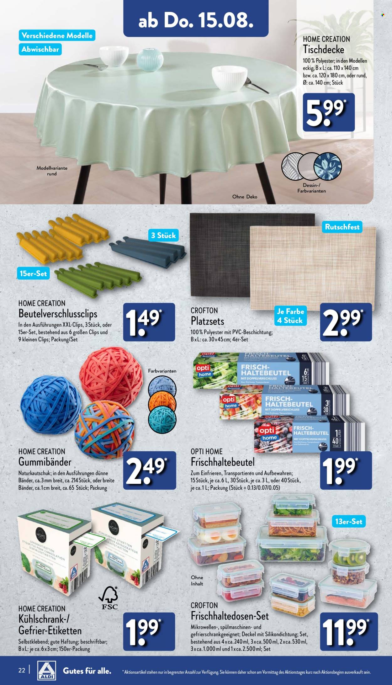 ALDI Nord Prospekte  - 12.08.2024 - 17.08.2024. Seite 22