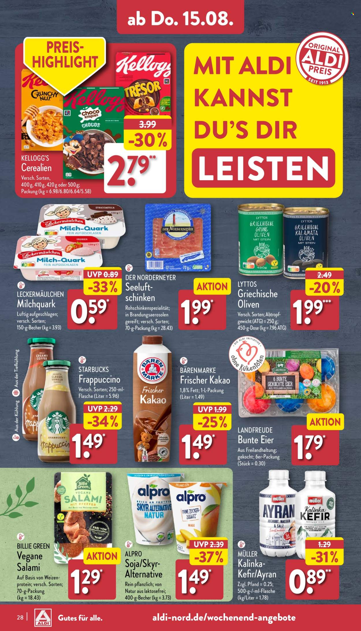 ALDI Nord Prospekte  - 12.08.2024 - 17.08.2024. Seite 28