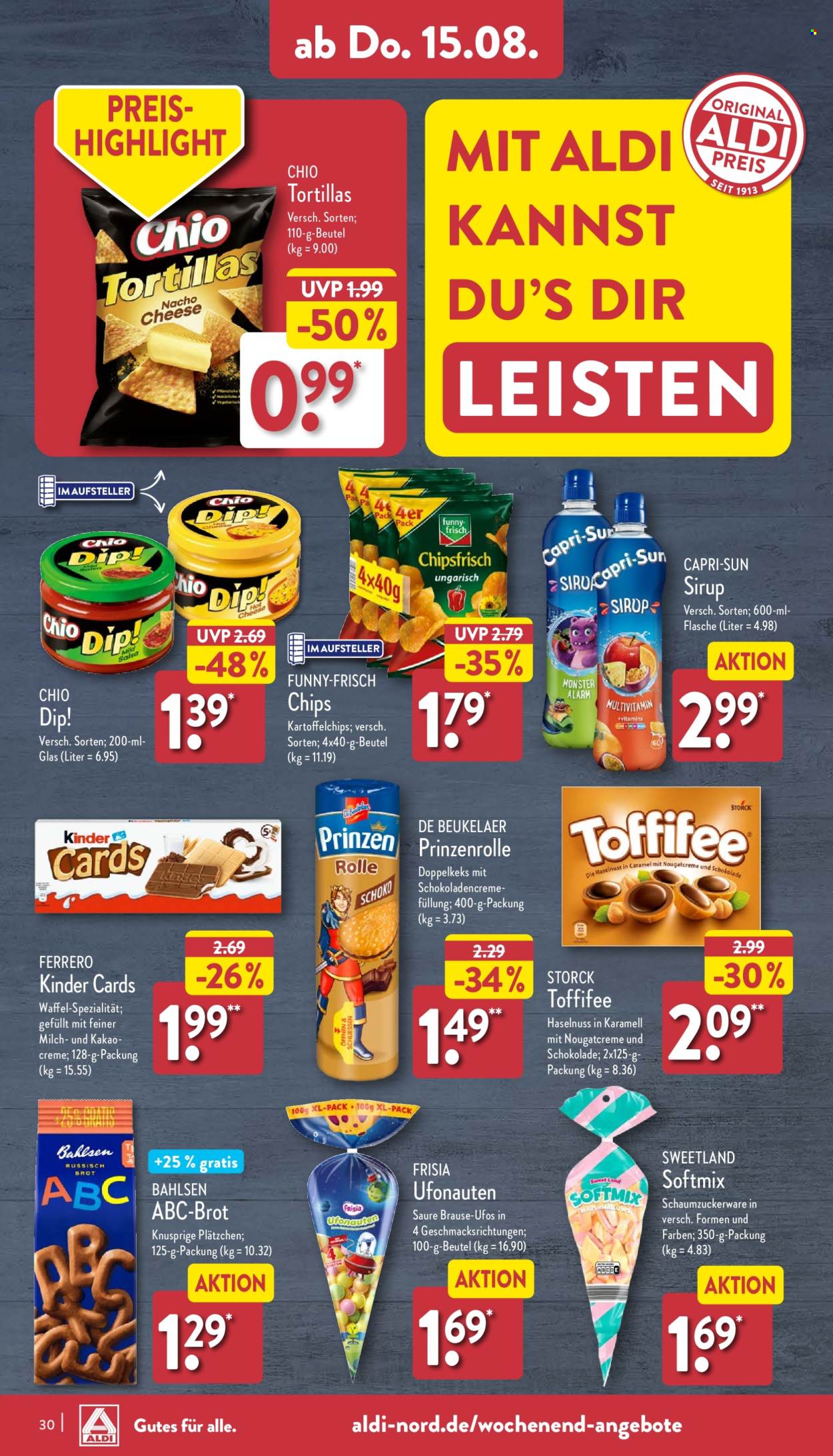 ALDI Nord Prospekte  - 12.08.2024 - 17.08.2024. Seite 30