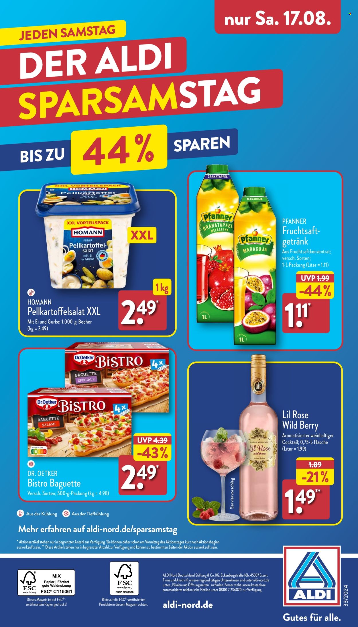 ALDI Nord Prospekte  - 12.08.2024 - 17.08.2024. Seite 39