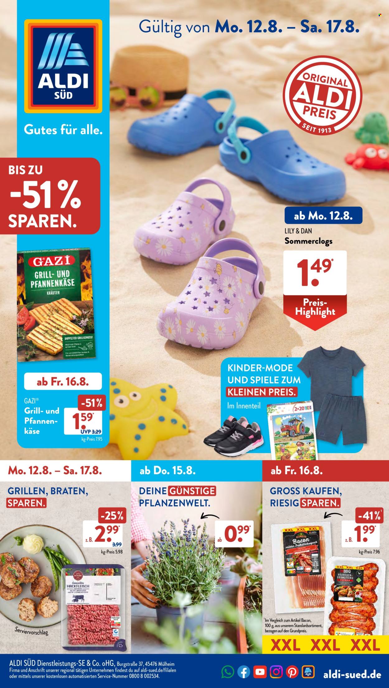 ALDI SÜD Prospekte  - 4.08.2024 - 4.08.2024. Seite 1