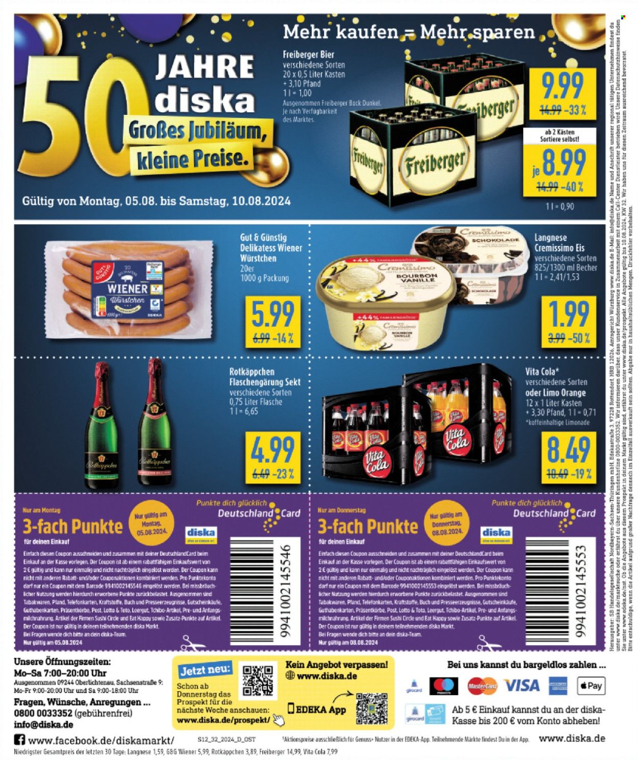 Diska Prospekte  - 5.08.2024 - 10.08.2024. Seite 14