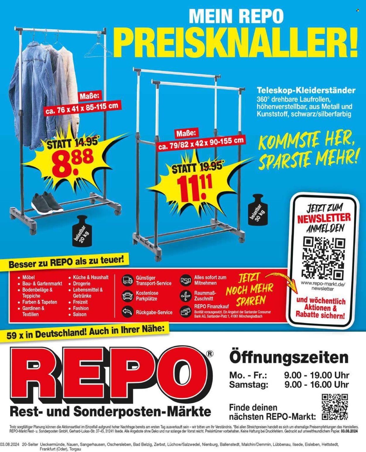 Repo Prospekte  - 5.08.2024 - 10.08.2024. Seite 20
