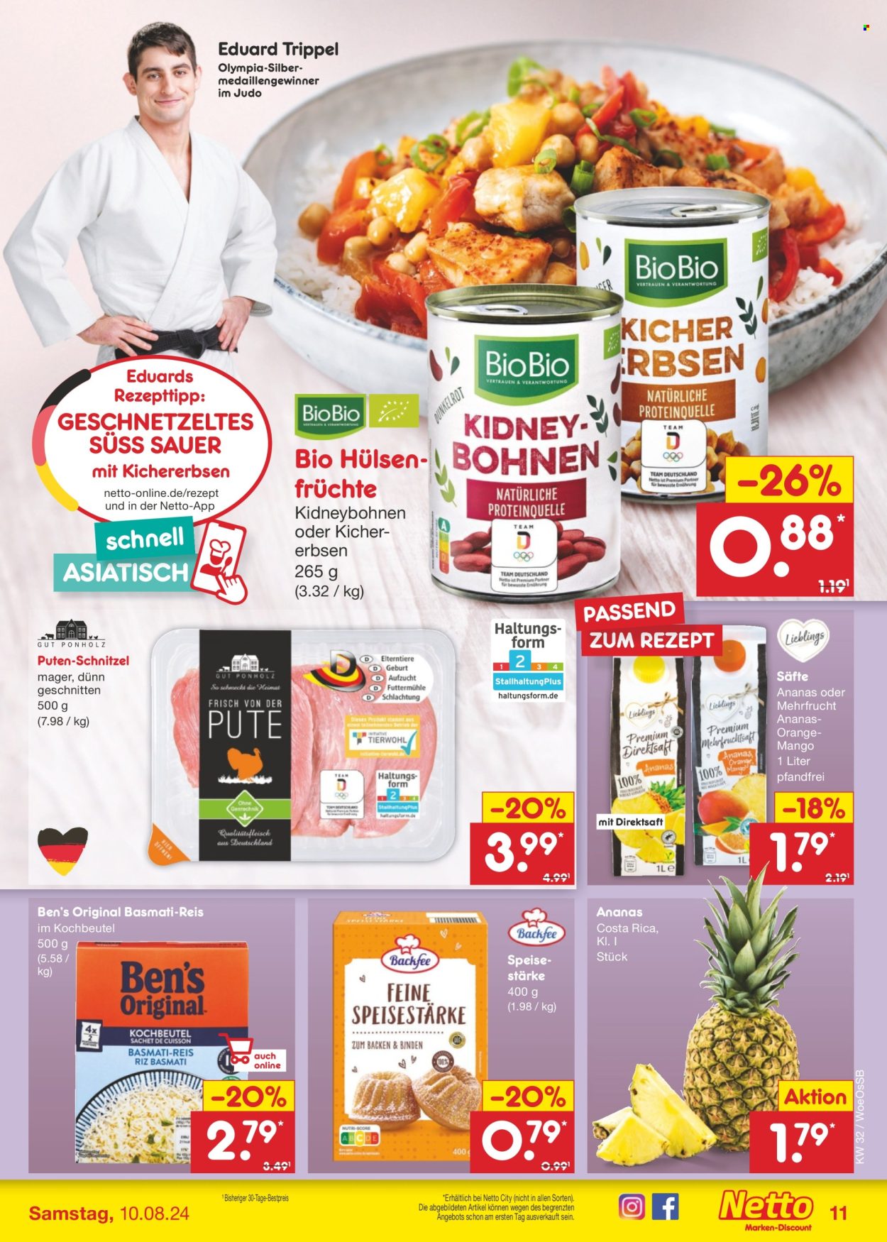 Netto Marken-Discount Prospekte  - 5.08.2024 - 10.08.2024. Seite 11