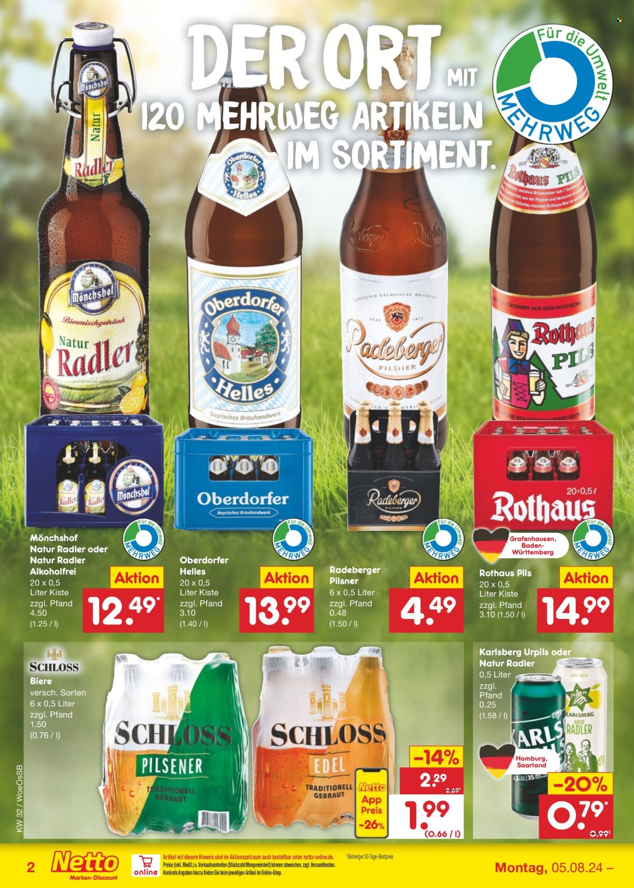 Netto Marken-Discount Prospekte  - 5.08.2024 - 10.08.2024. Seite 22