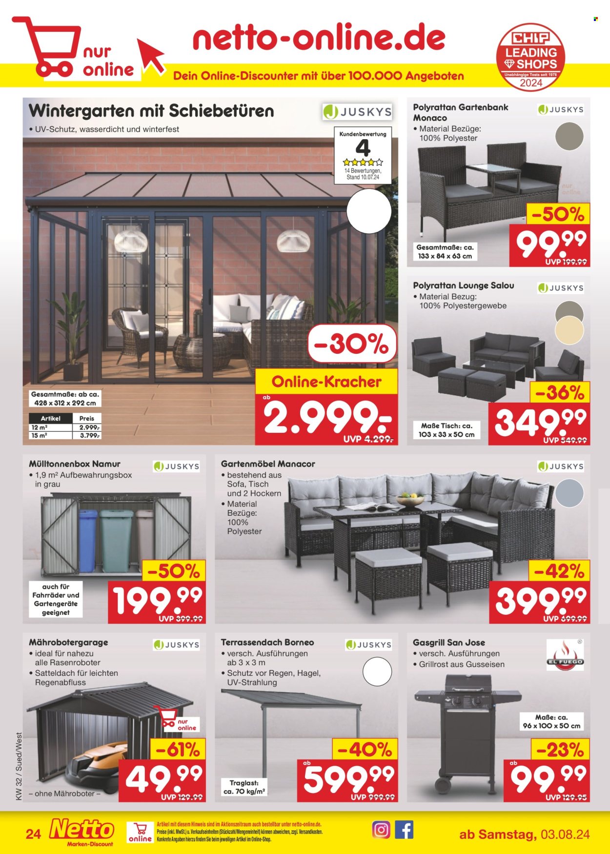 Netto Marken-Discount Prospekte  - 5.08.2024 - 10.08.2024. Seite 34