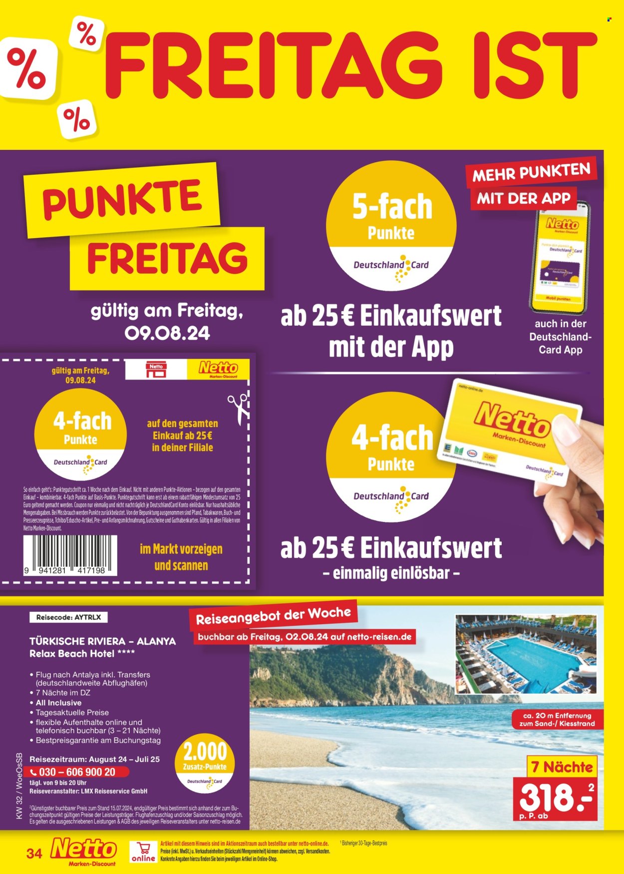Netto Marken-Discount Prospekte  - 5.08.2024 - 10.08.2024. Seite 46