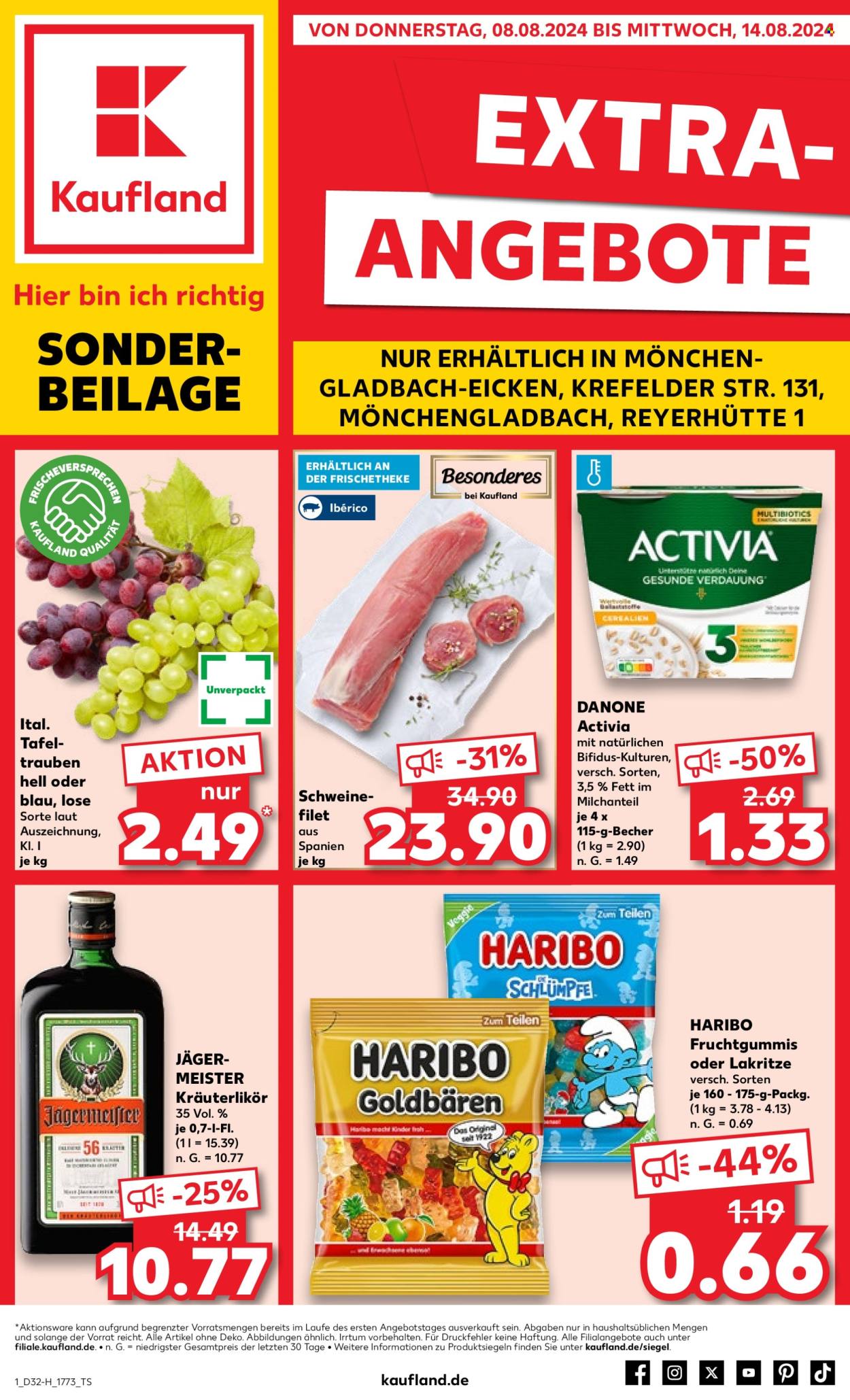 Kaufland Prospekte  - 8.08.2024 - 14.08.2024. Seite 1