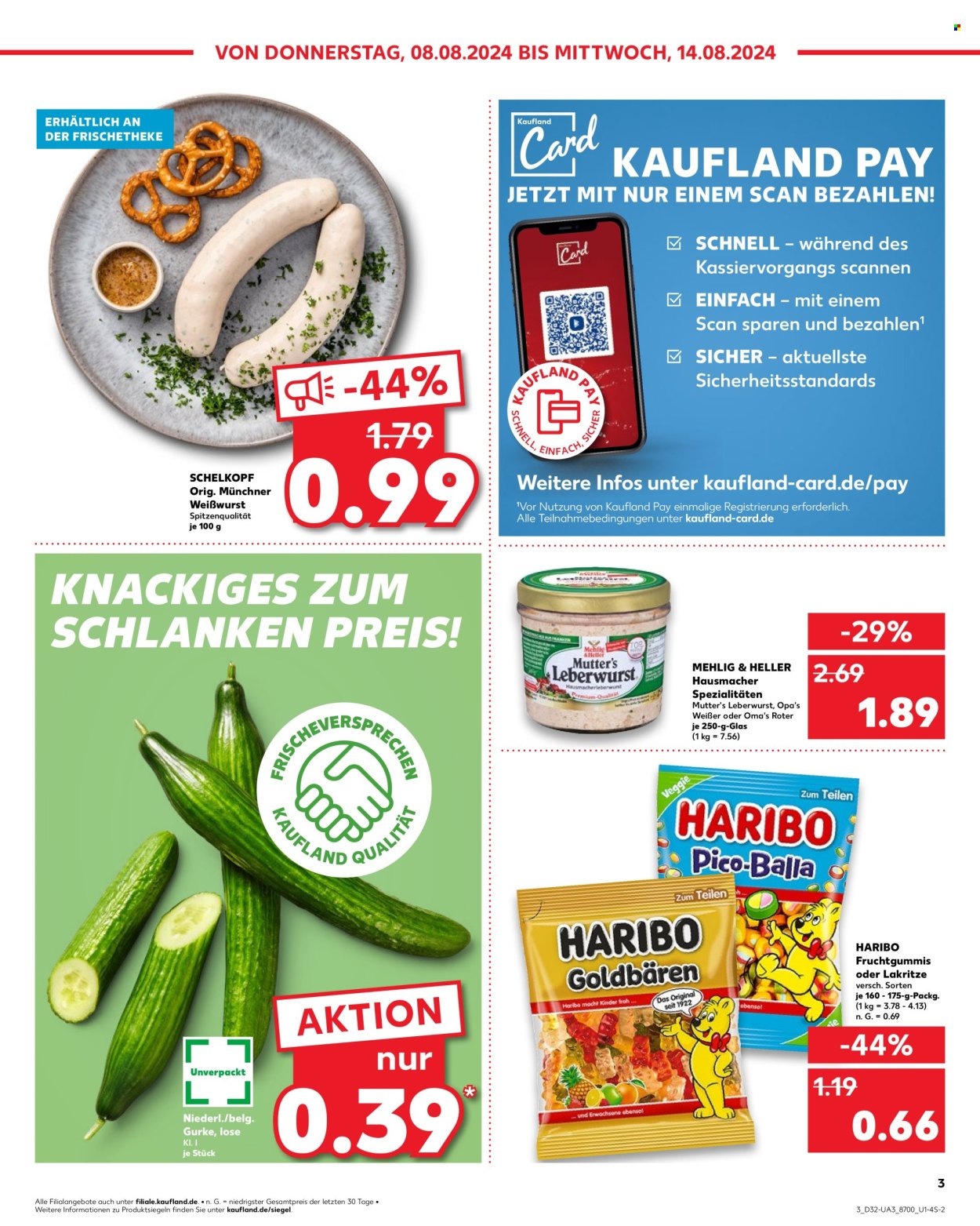 Kaufland Prospekte  - 8.08.2024 - 14.08.2024. Seite 3