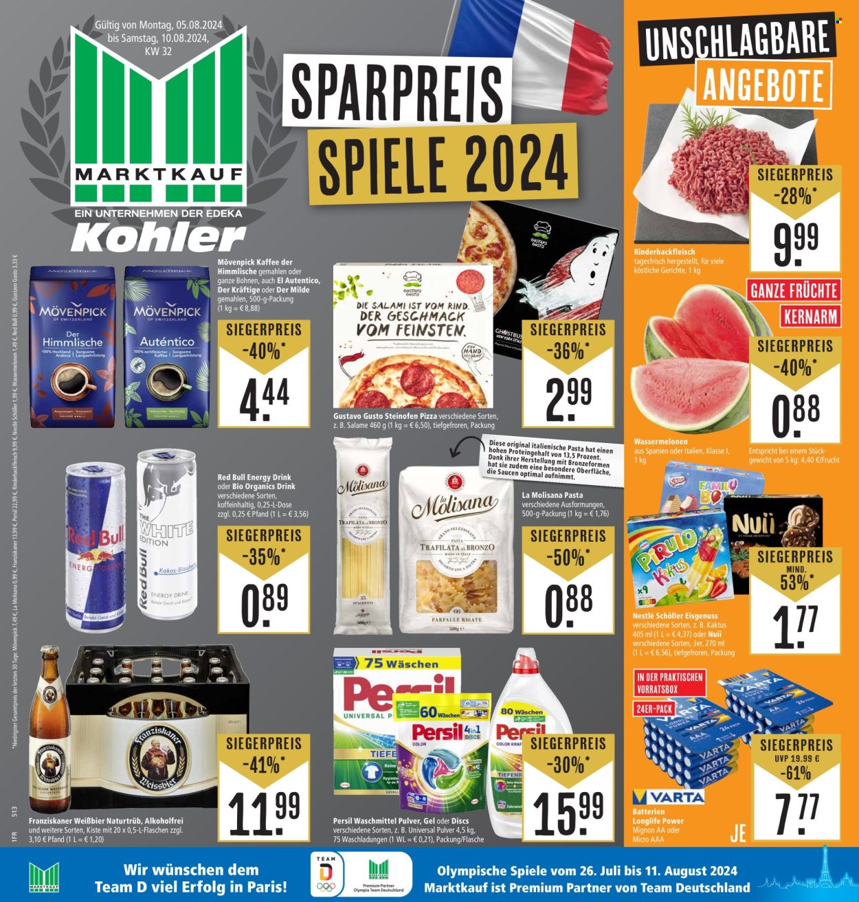 Marktkauf Prospekte  - 5.08.2024 - 10.08.2024. Seite 1