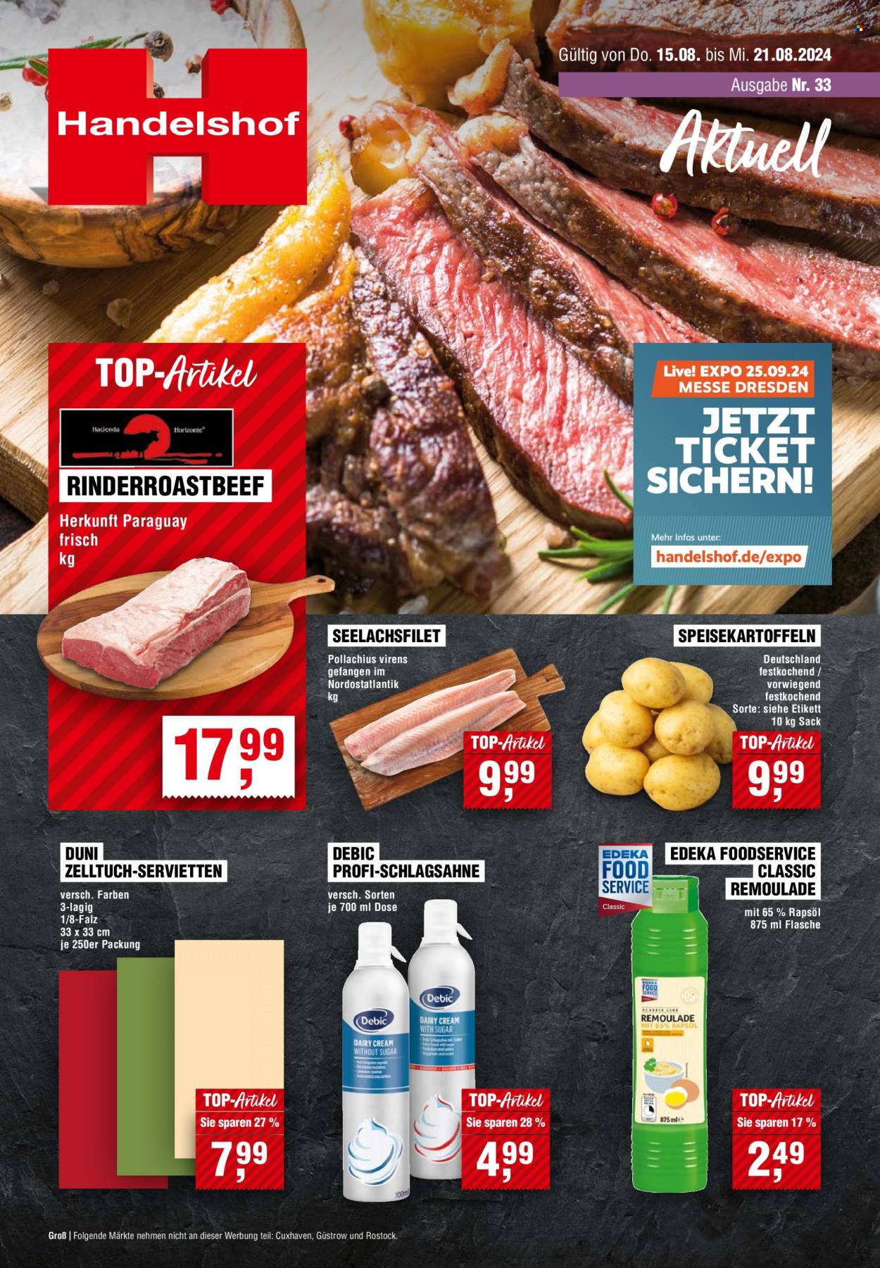 Handelshof Prospekte  - 15.08.2024 - 21.08.2024. Seite 1