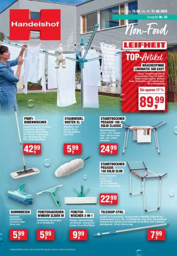 Prospekte Handelshof - 15.08.2024 - 21.08.2024.