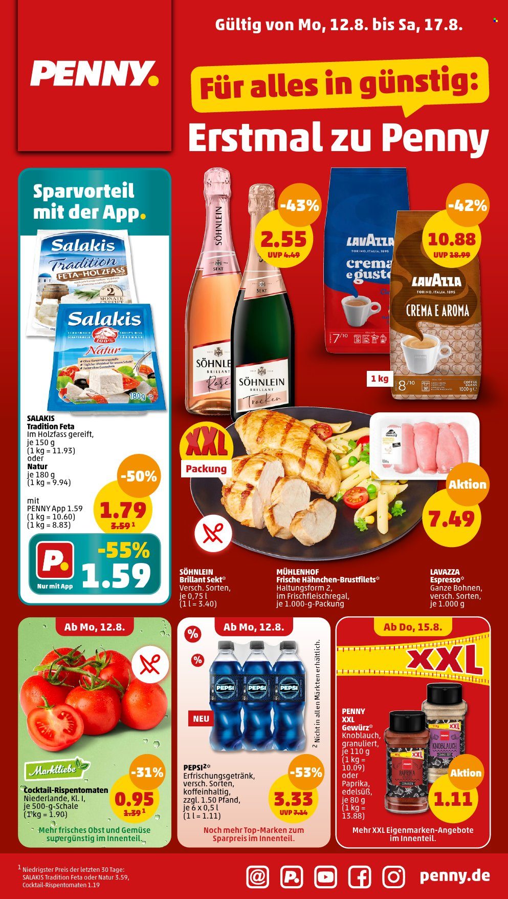 Penny Prospekte  - 12.08.2024 - 17.08.2024. Seite 1