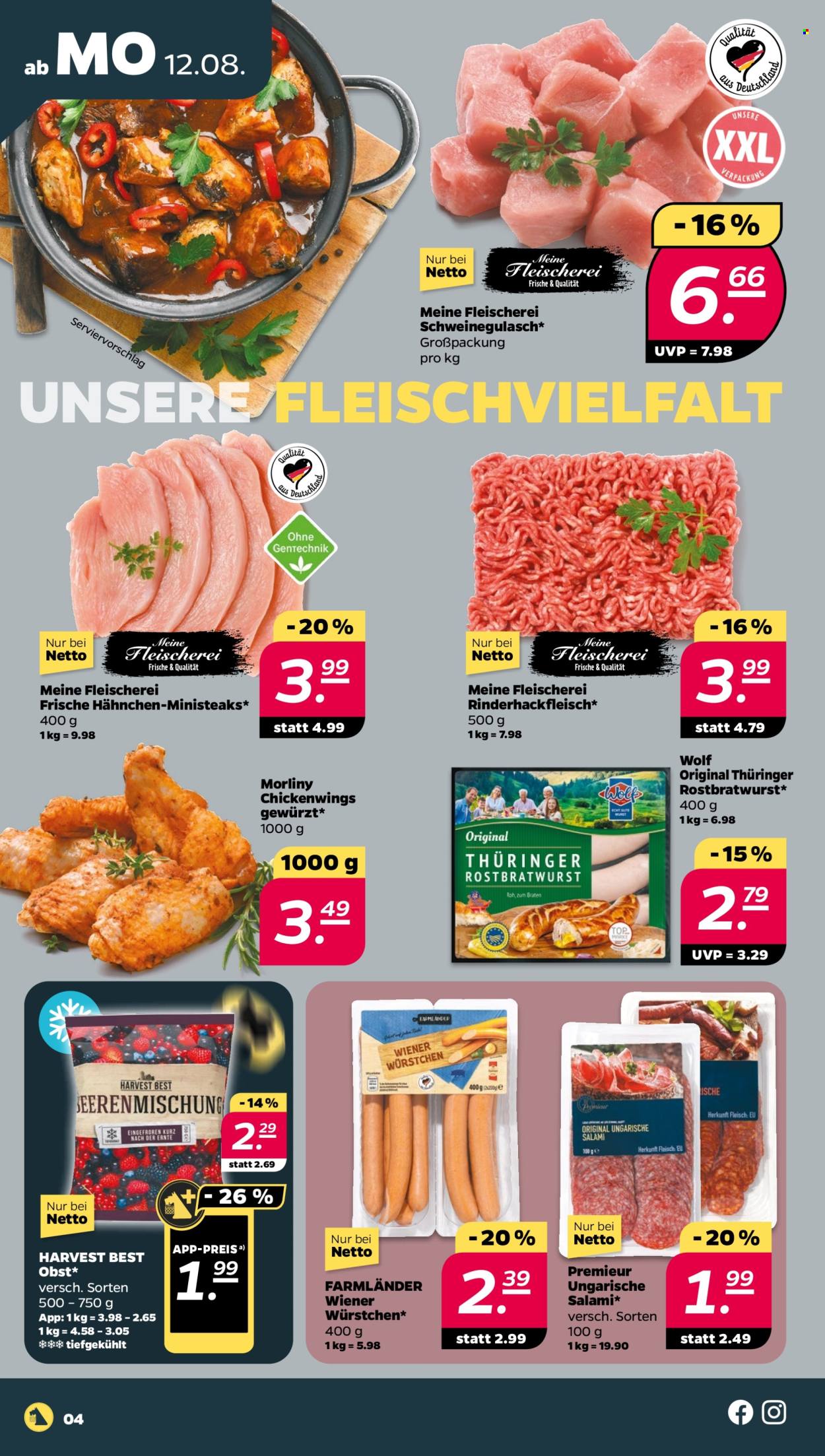 Netto Prospekte  - 12.08.2024 - 17.08.2024. Seite 4