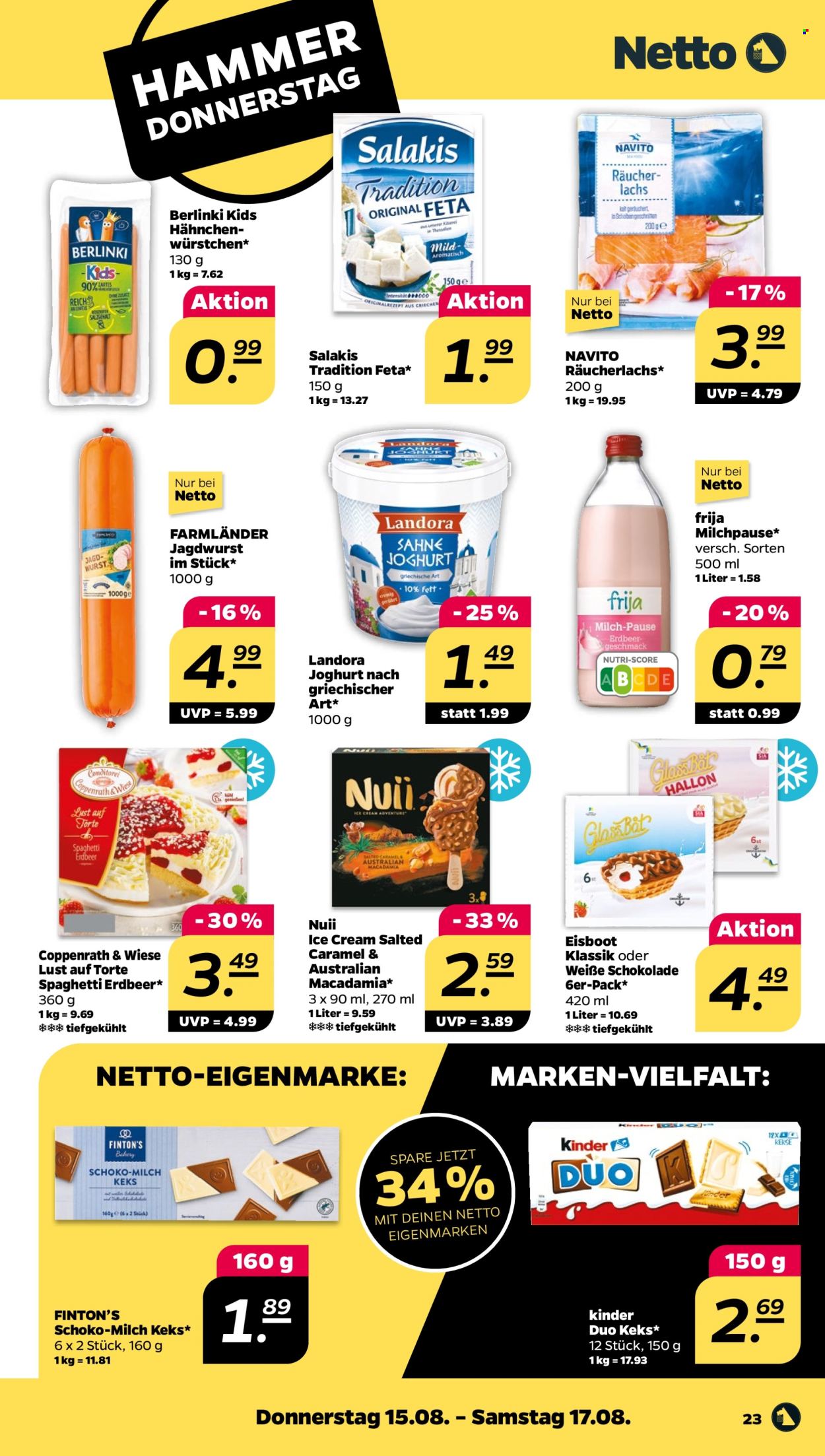 Netto Prospekte  - 12.08.2024 - 17.08.2024. Seite 23