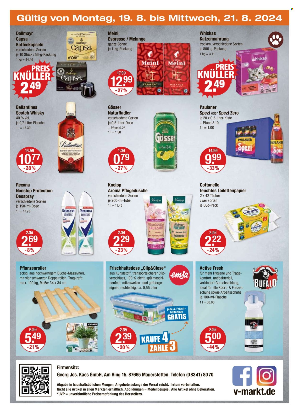 V-Markt Prospekte  - 16.08.2024 - 21.08.2024. Seite 20