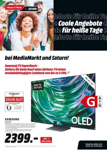 Prospekte MediaMarkt - 8.08.2024 - 14.08.2024.